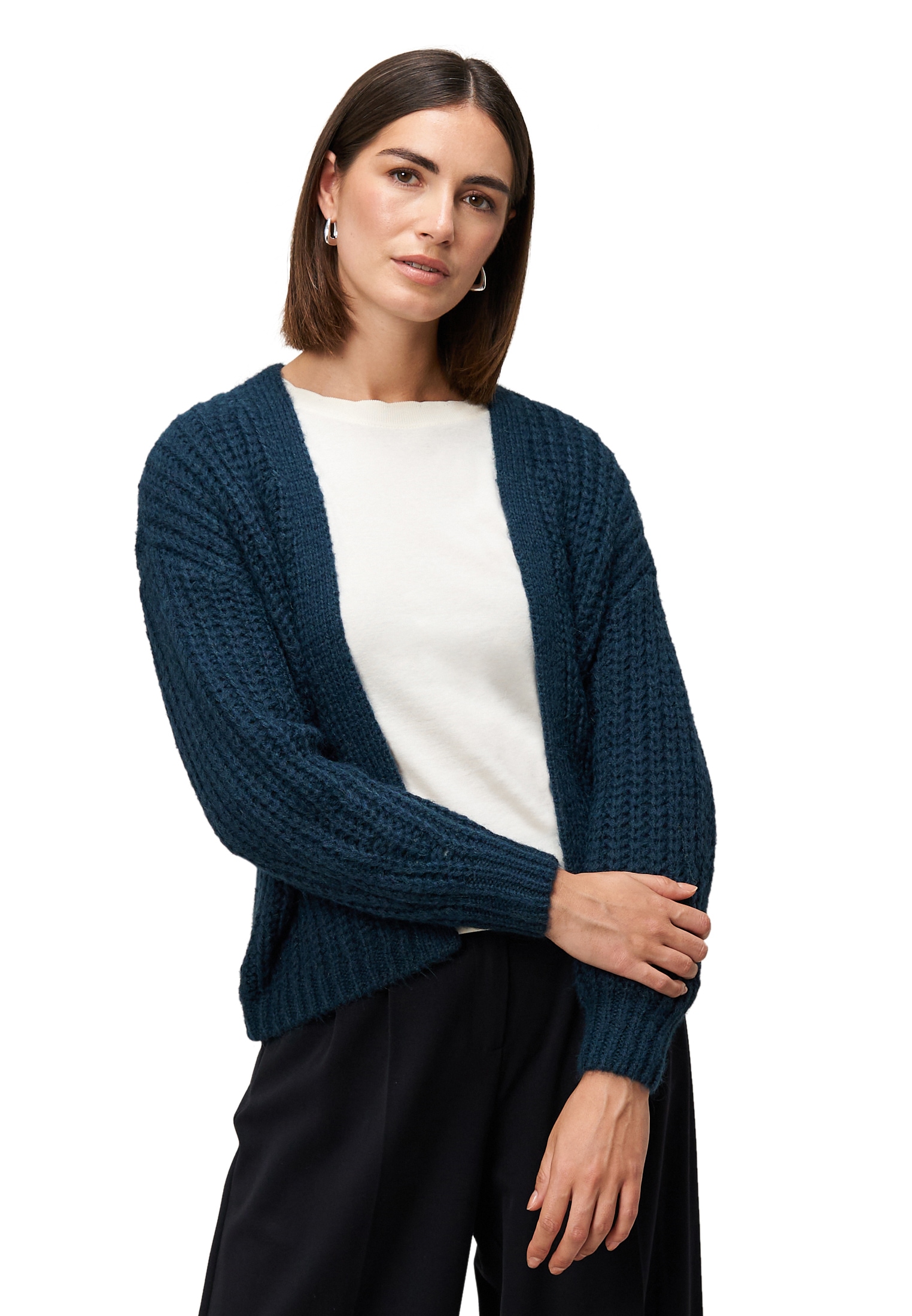 Zero Strickjacke »Grobstrickjacke offener Style«