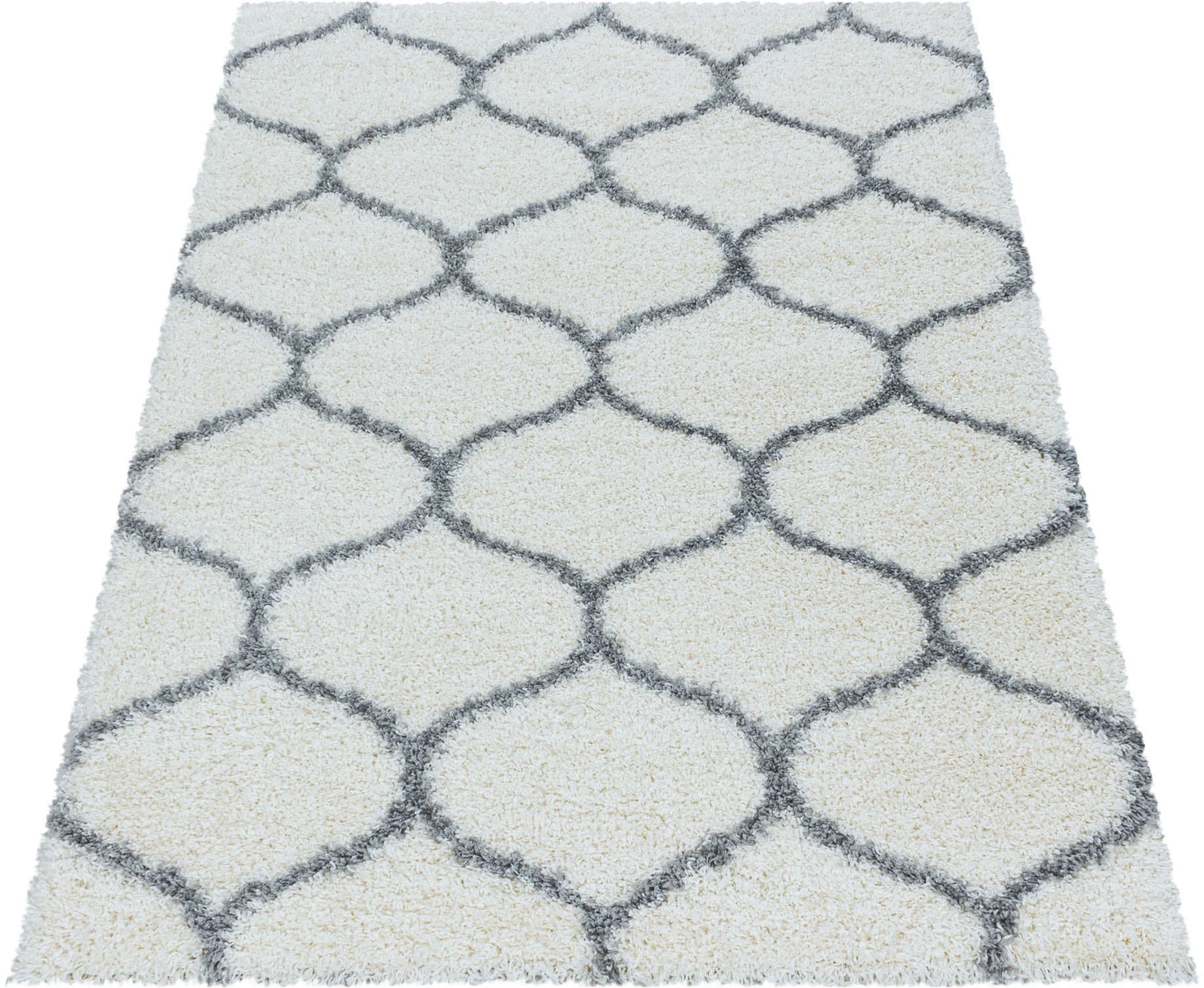 Ayyildiz Teppiche Hochflor-Teppich »SALSA 3201«, rechteckig, 50 mm Höhe, auch in rund, Pflegeleicht / Strapazierfähig / Shaggy/ Wohnzimmer