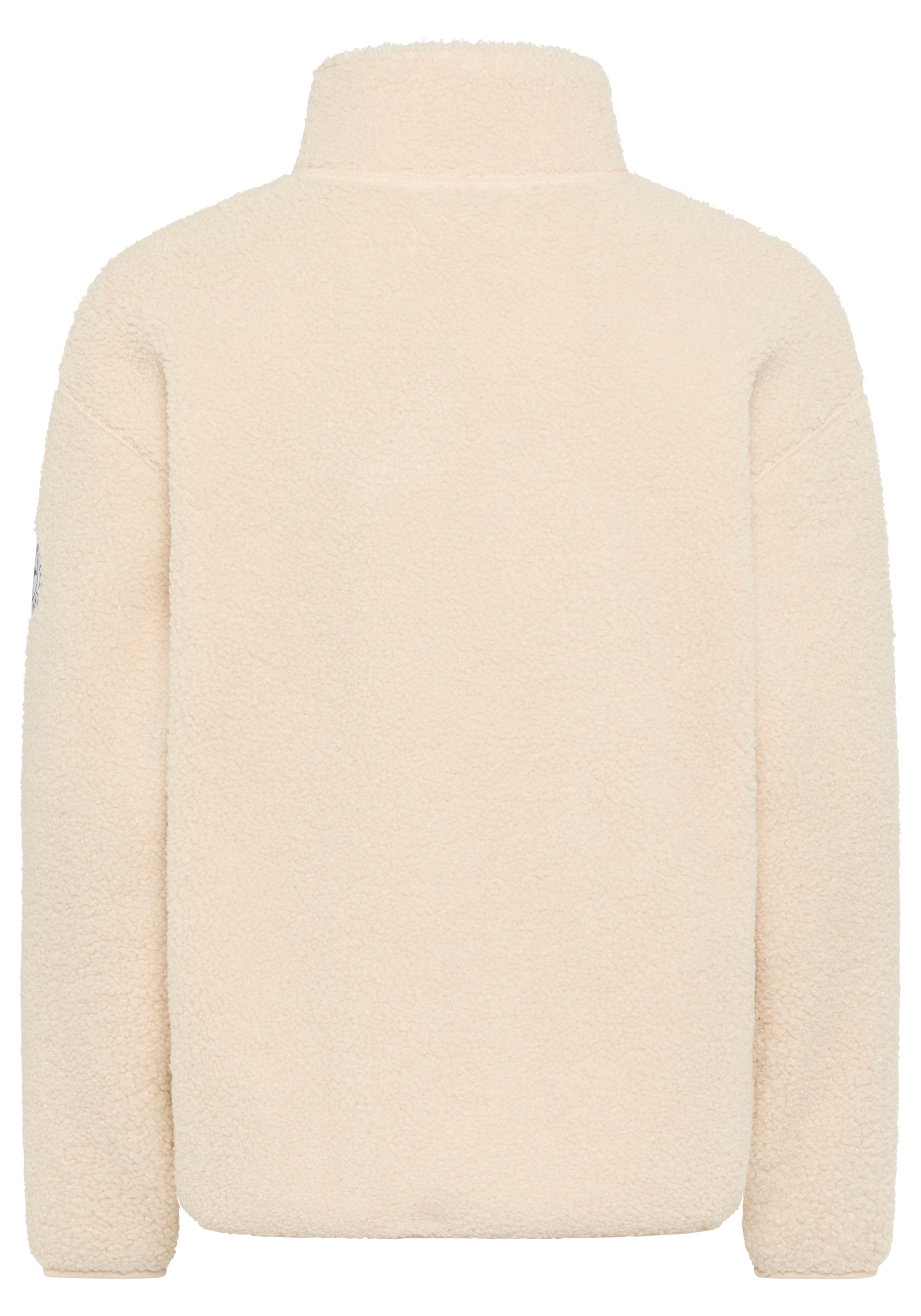 KangaROOS Sweatjacke »Kuschel-Jacke mit reflektierendem Badge«, Weicher Teddyplüsch