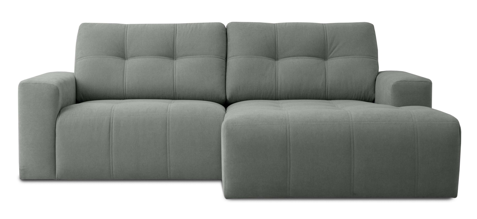 Home affaire Ecksofa »Turnon, Lounge-sofa, Breite 221 cm«, Chenille, mit Knopf- und Doppelsteppung, elegantes Aussehen