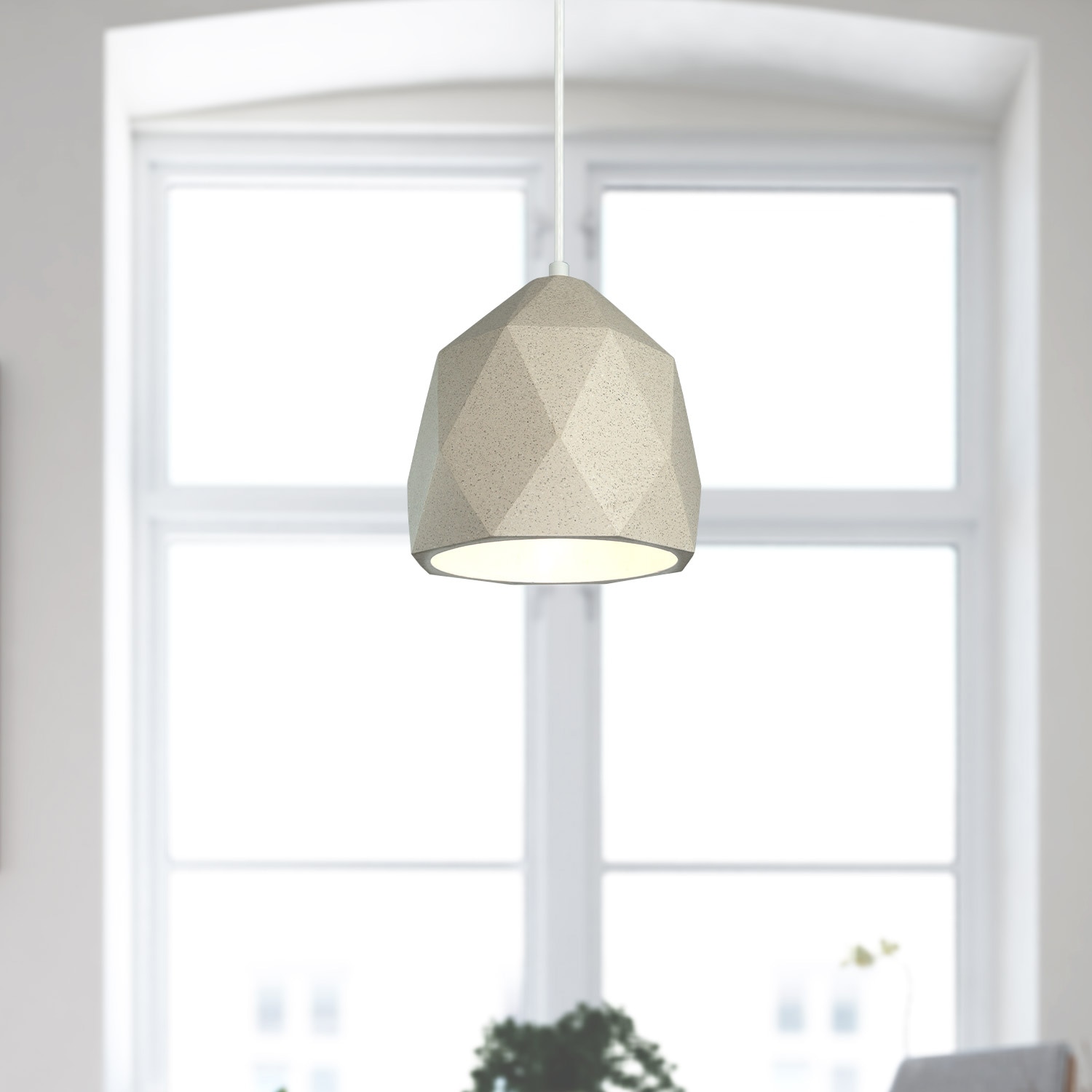 Paco Home Pendelleuchte »FREE-TOWN«, 1 flammig, Leuchtmittel E27 | ohne Leuchtmittel, LED, E27, Lampe Für Wohnzimmer Esszimmer Küche, Höhenverstellbar