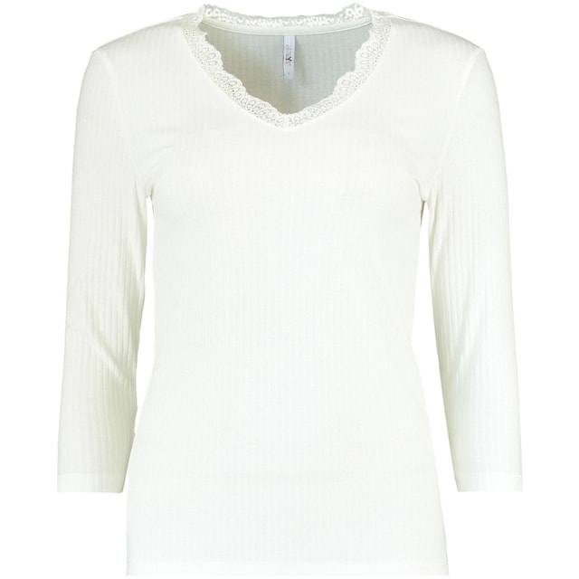 HaILY'S T-Shirt »TP Lill«, (1 tlg.), mit schönem Spitzenbesatz bestellen im  OTTO Online Shop