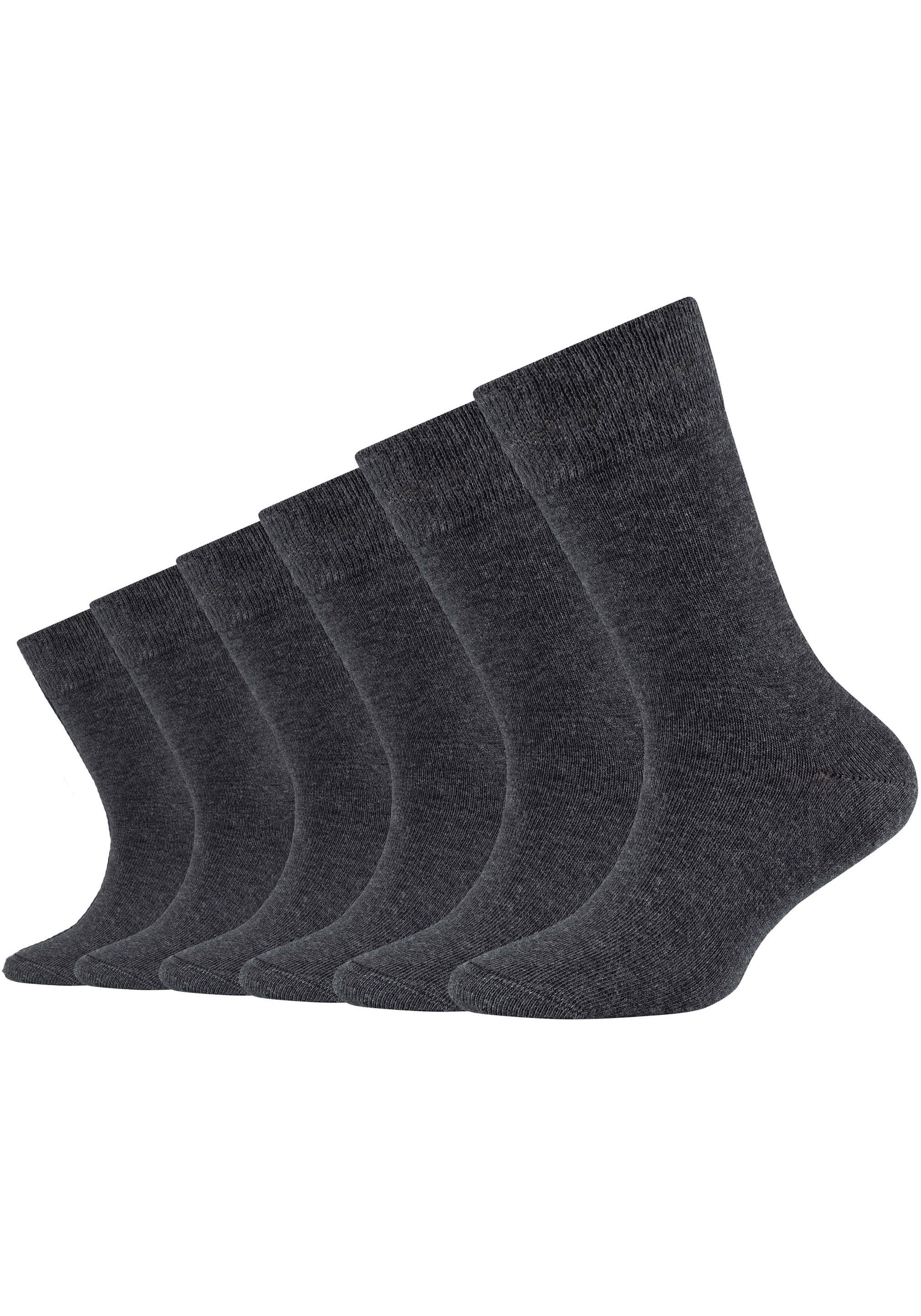 Camano Socken »ca-soft«, (6 Paar), mit Komfortbund und gepolsterten Zehen-/Fersenbereich