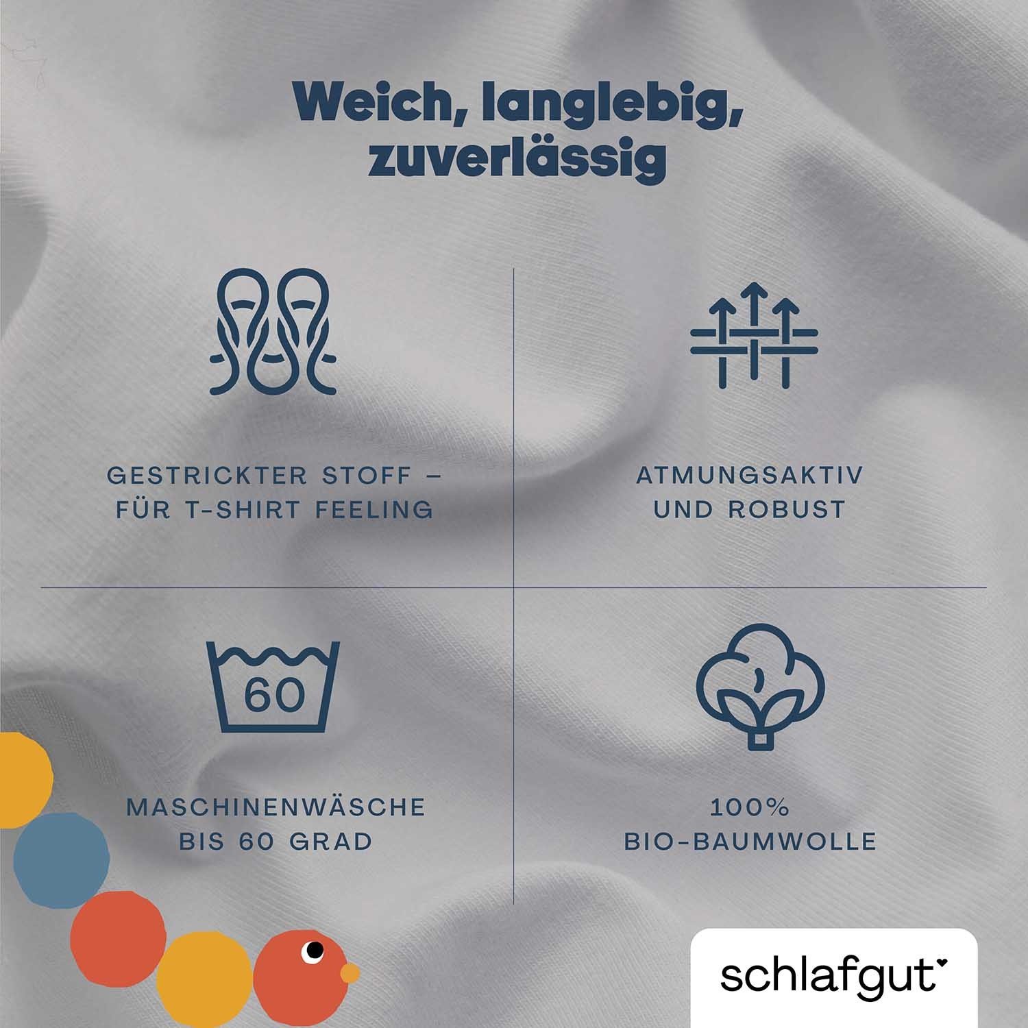Schlafgut Spannbettlaken »Casual Mini Spannbettlaken«, für Kinder, MADE IN GREEN by OEKO-TEX®