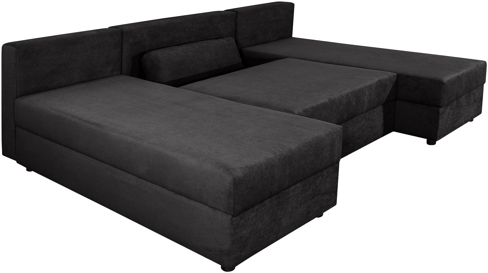 COLLECTION AB Wohnlandschaft »Pico U-Form«, Wohnlandschaft,2 X Ottomane,Polyätherschaum Polsterung