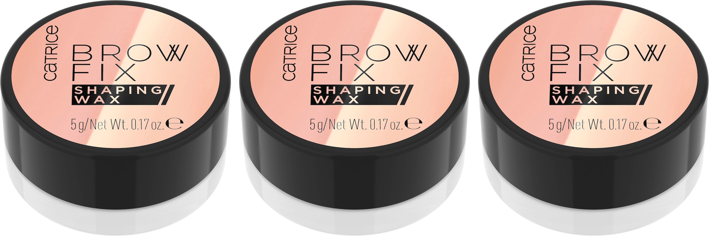 Augenbrauen-Gel »Catrice Brow Fix Shaping Wax 010«, (Set, 3 tlg.)