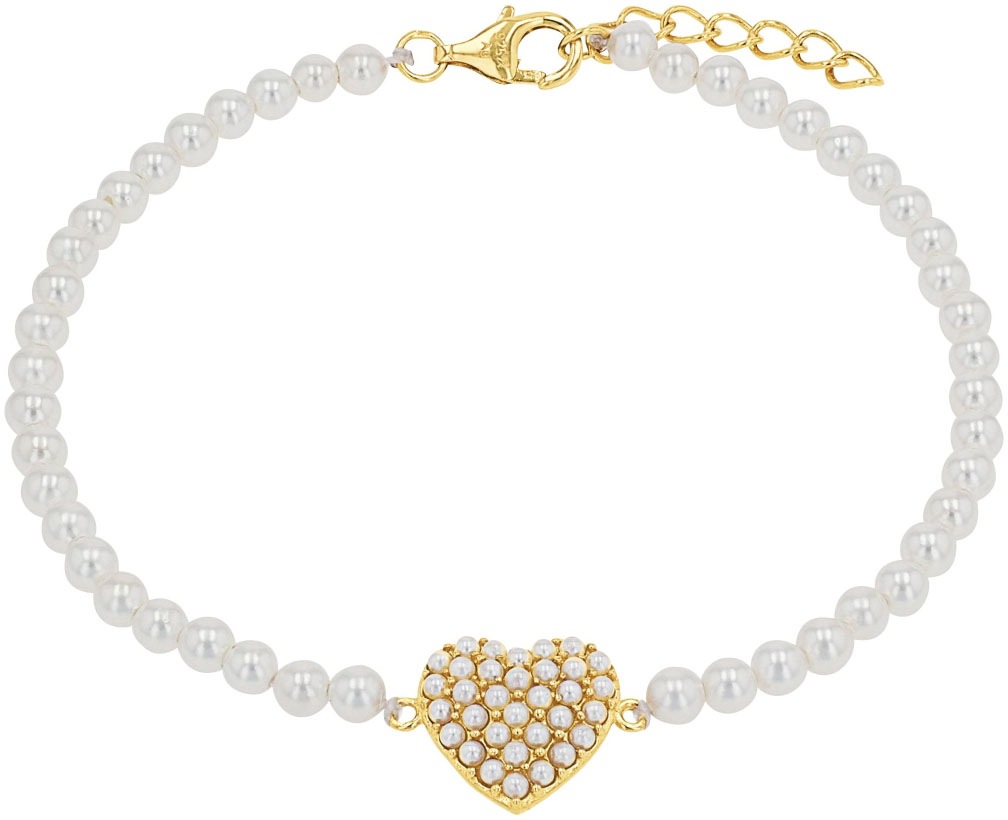 Amor Armband »Herz, 2038084«, mit Glasperle