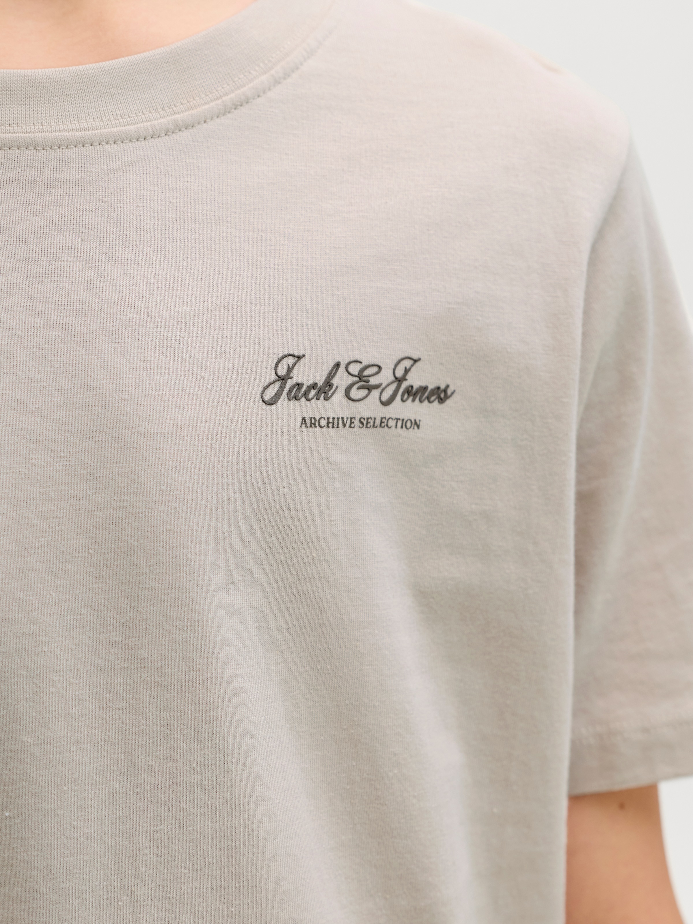 Jack & Jones Junior Rundhalsshirt »JJEARCHIVE GRAPHIC TEE SS ONECK NOOS JNR« Baumwolle, relaxed fit
