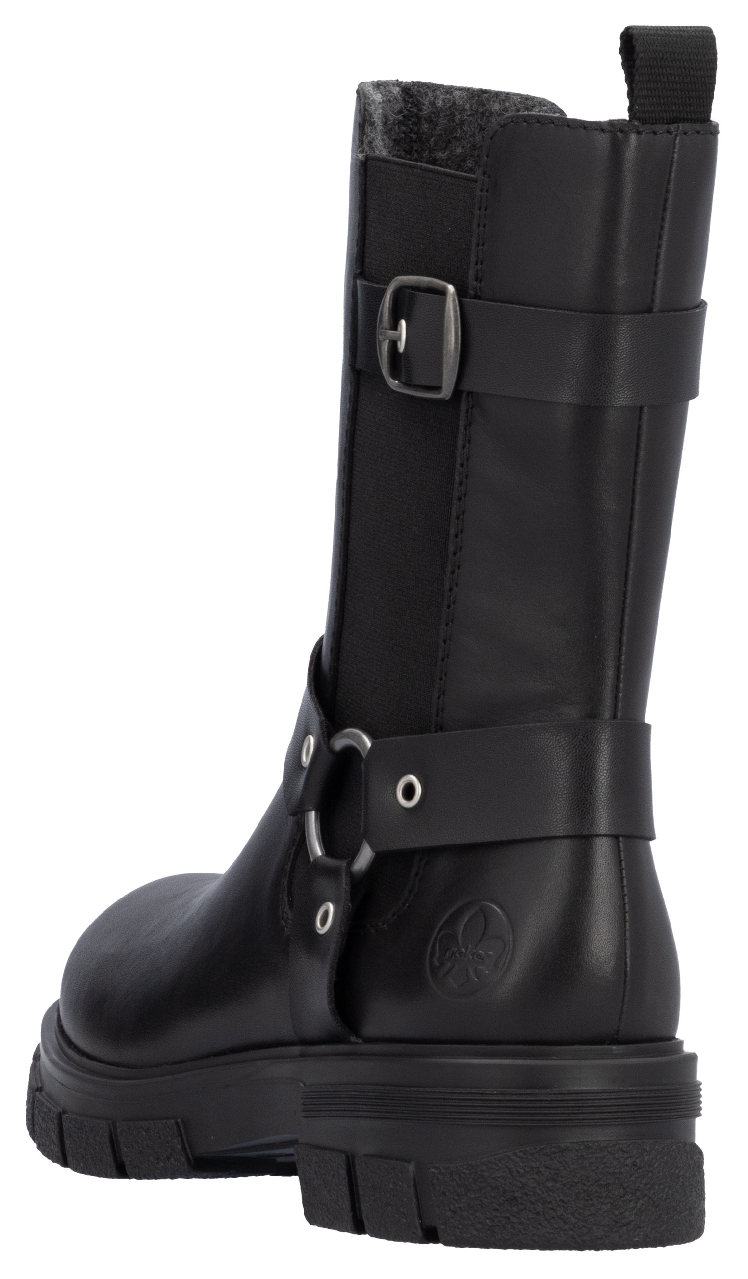Rieker Chelseaboots, Bikerboots, Schlupfstiefelette mit Innenreißverschluss