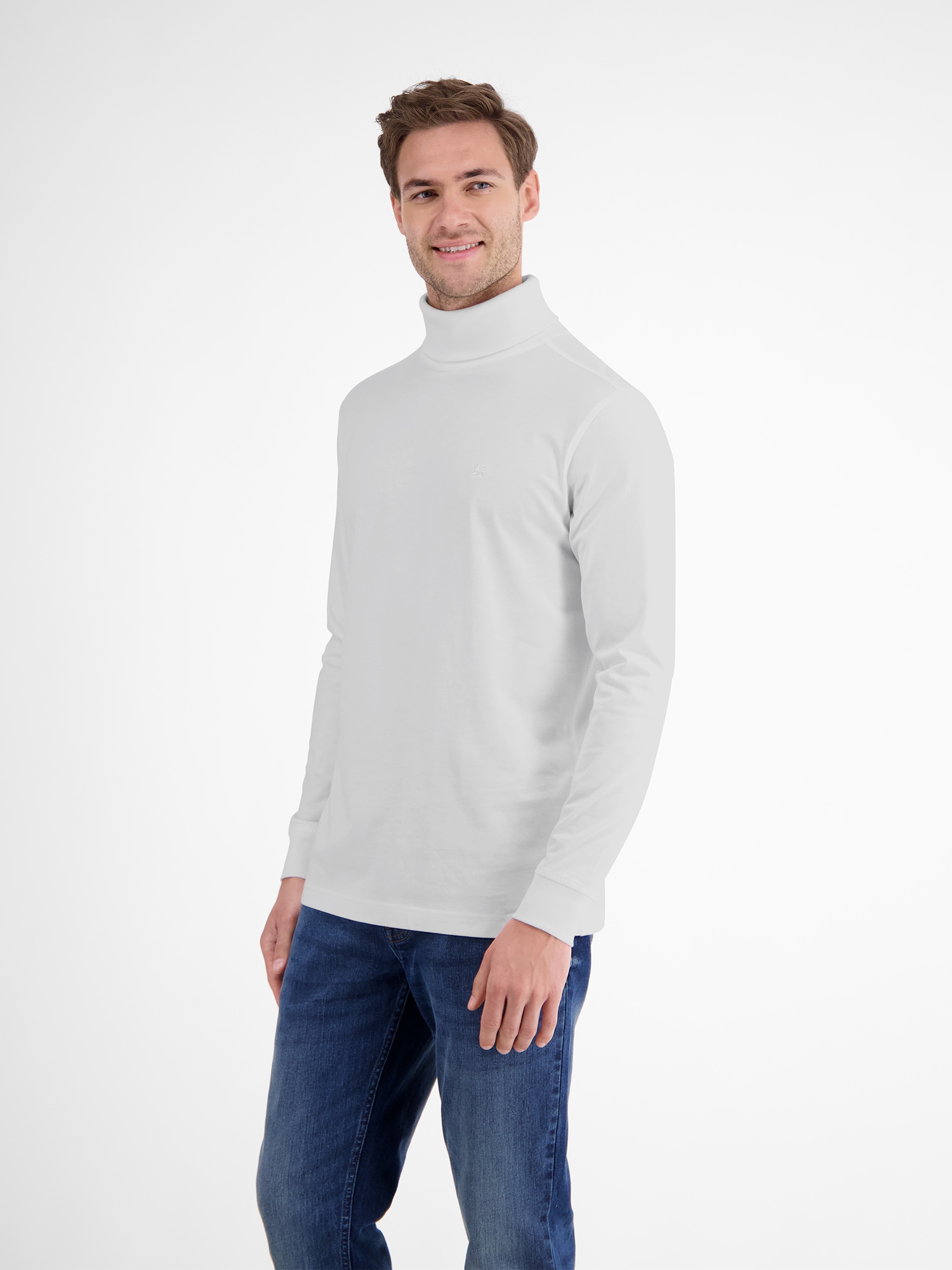 LERROS Sweatshirt »Rollkragenshirt aus weicher Baumwolle«
