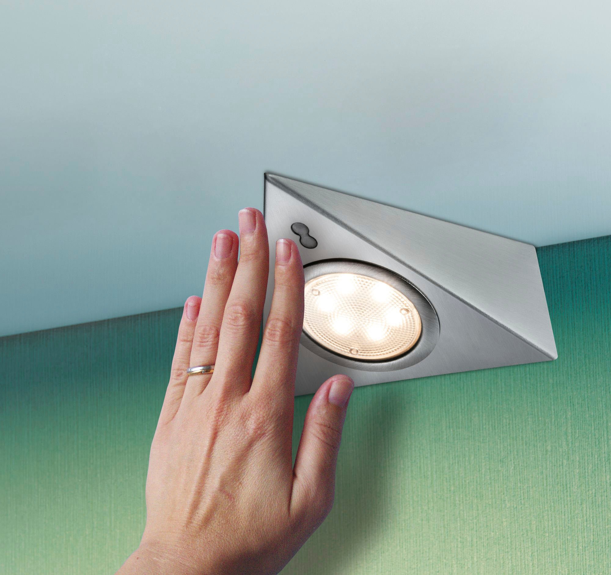 Paulmann Unterschrankleuchte »Möbel Aufbauleuchte LED mit Näherungssensor inkl. LED-Modul 3x2,8W«, 3 flammig, 3er-Set inkl. LED-Modul 3x2,8W