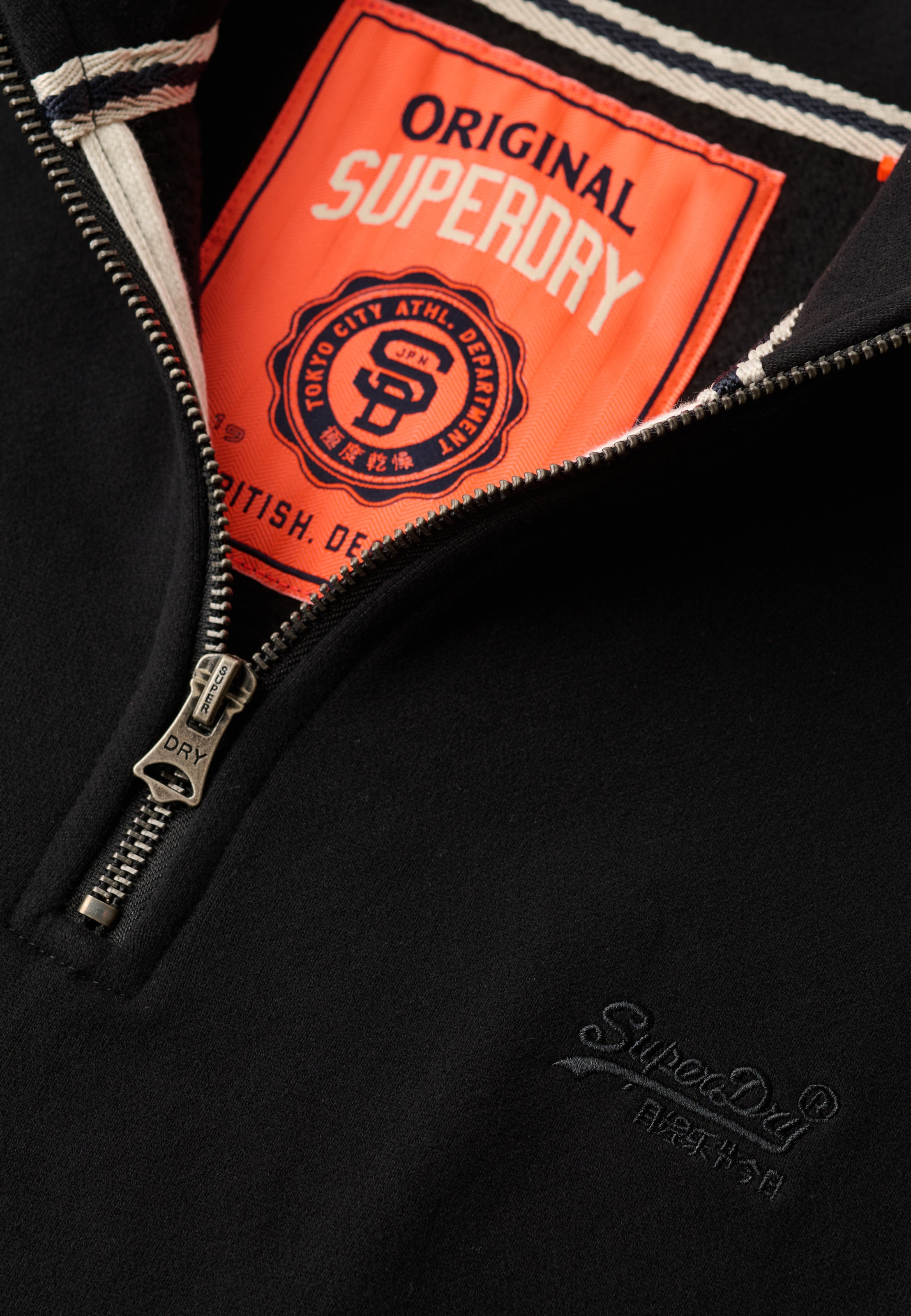 Superdry Sweatshirt »ESSENTIAL LOGO HENLEY«
