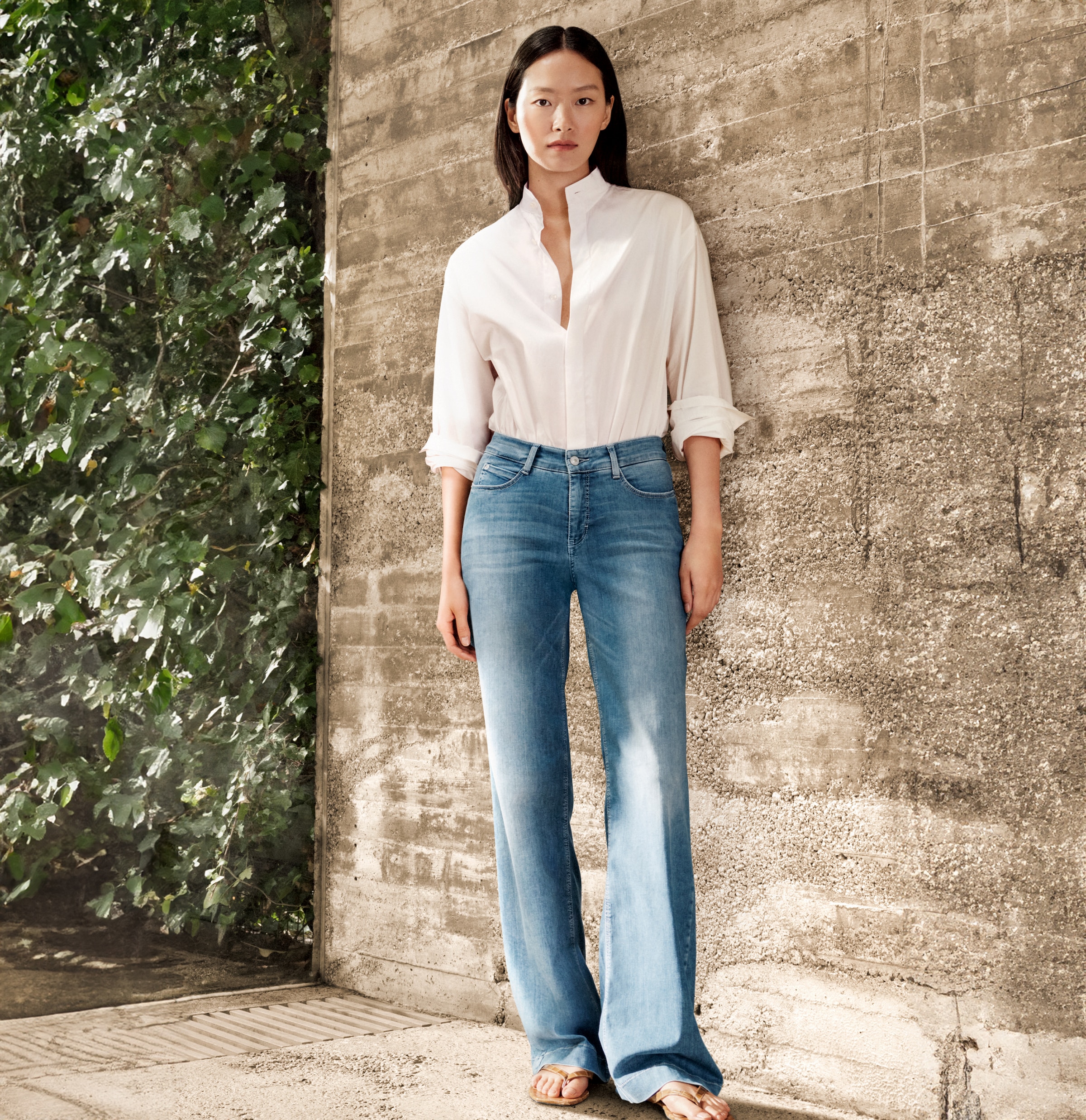 MAC Weite Jeans »DREAM WIDE«, mit weitem Bein-Stretch
