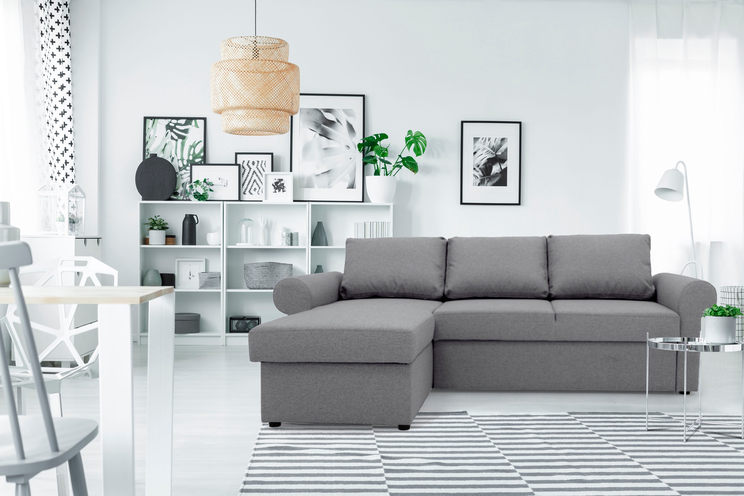 GEPADE Ecksofa »Rico, L-Form«, inkl. Bettfunktion und Bettkasten