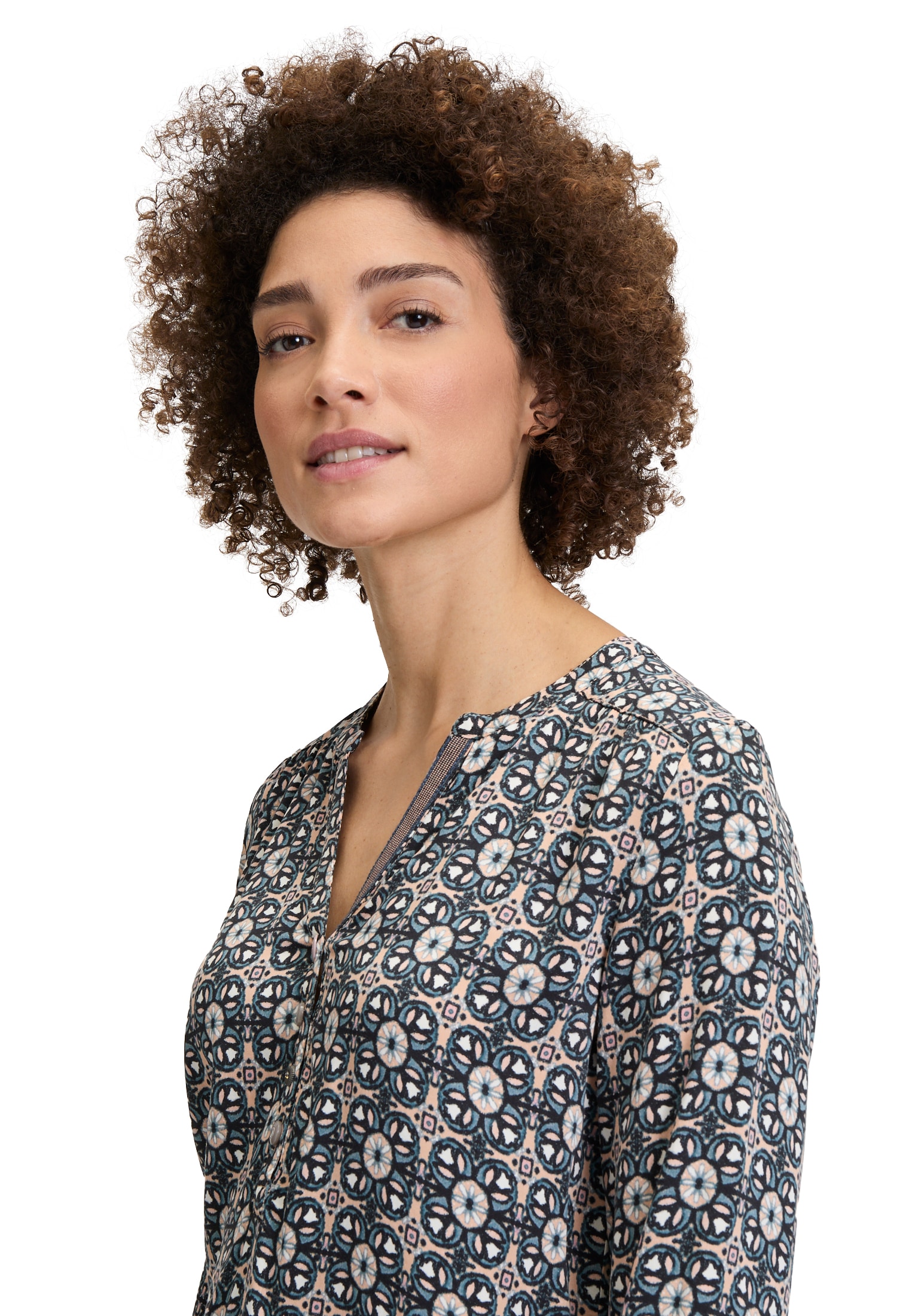Cartoon Klassische Bluse »Casual-Bluse mit Muster«