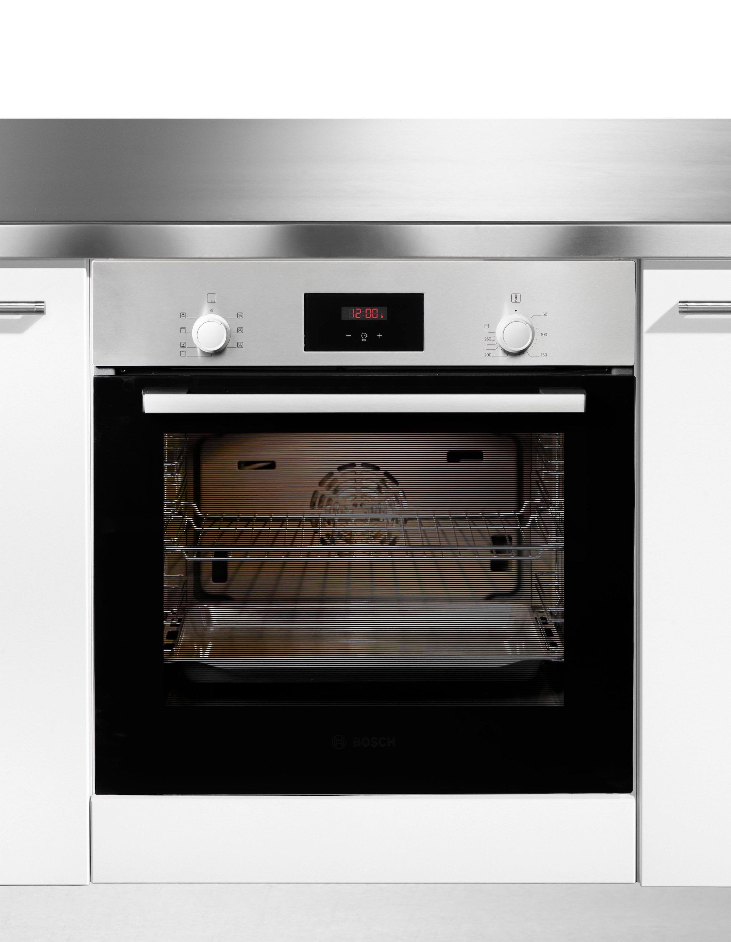 BOSCH Backofen-Set »HBF133BR0«, mit Teleskopauszug nachrüstbar, ecoClean Direct