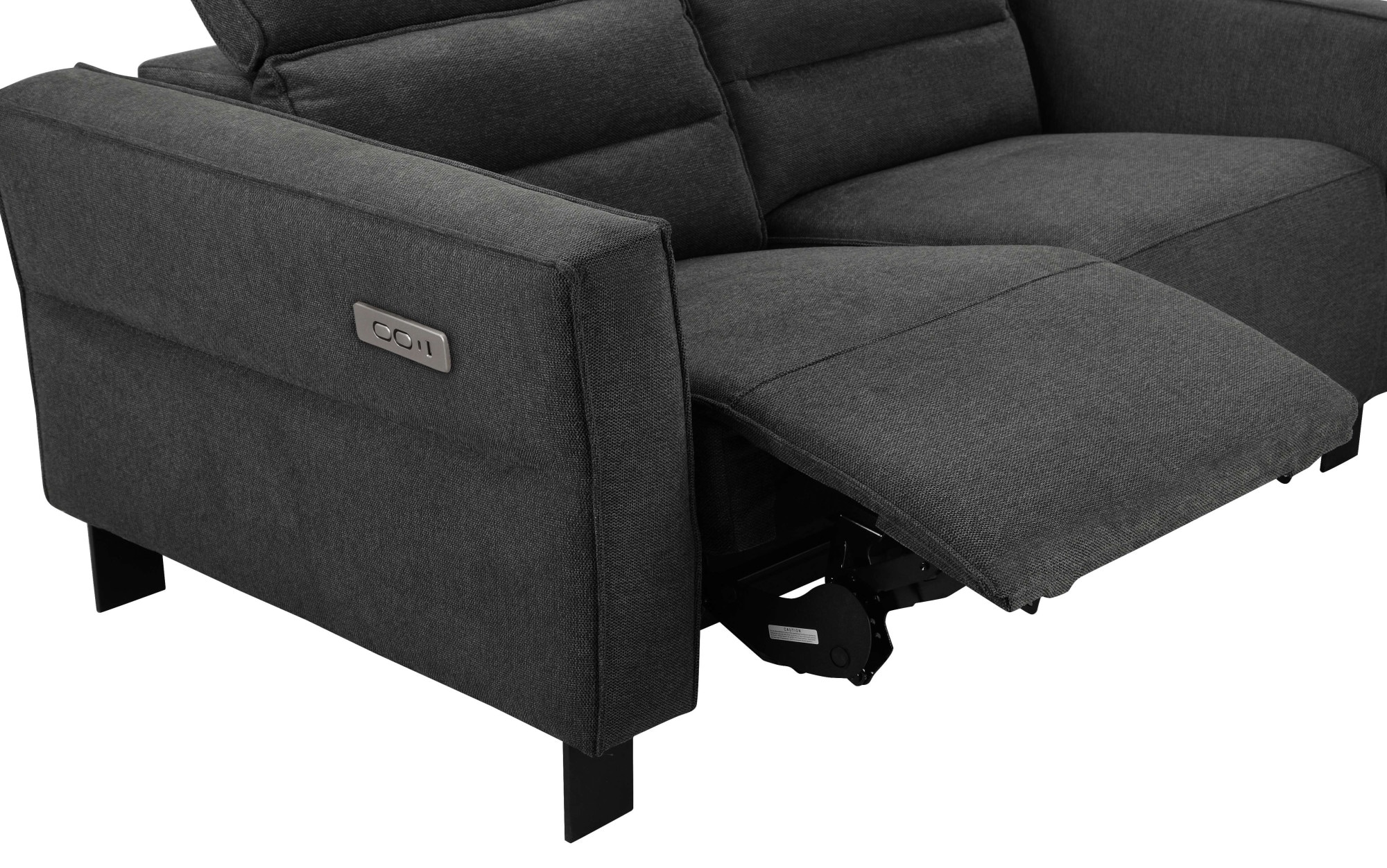 Places of Style 2-Sitzer »Carpari, 162 cm, mit manueller od. elektrischer Relaxfunktion«, (USB A/C), sowie Kopfteilverstellung