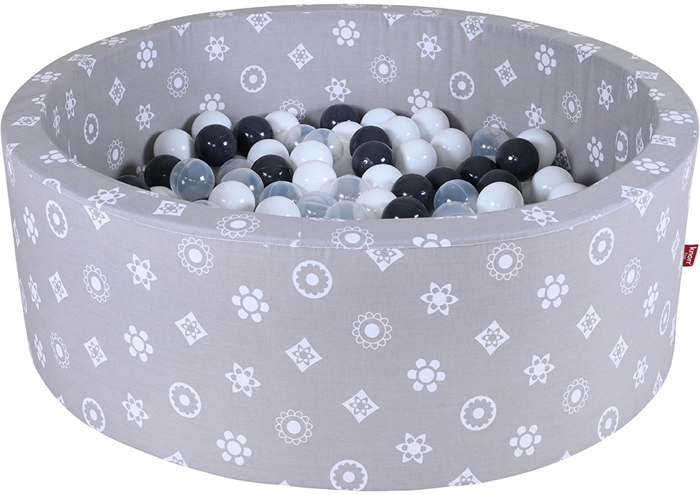 Knorrtoys Bällebad »Soft, Royal Grey« mit 300 Bällen; Made in Europe in weiß