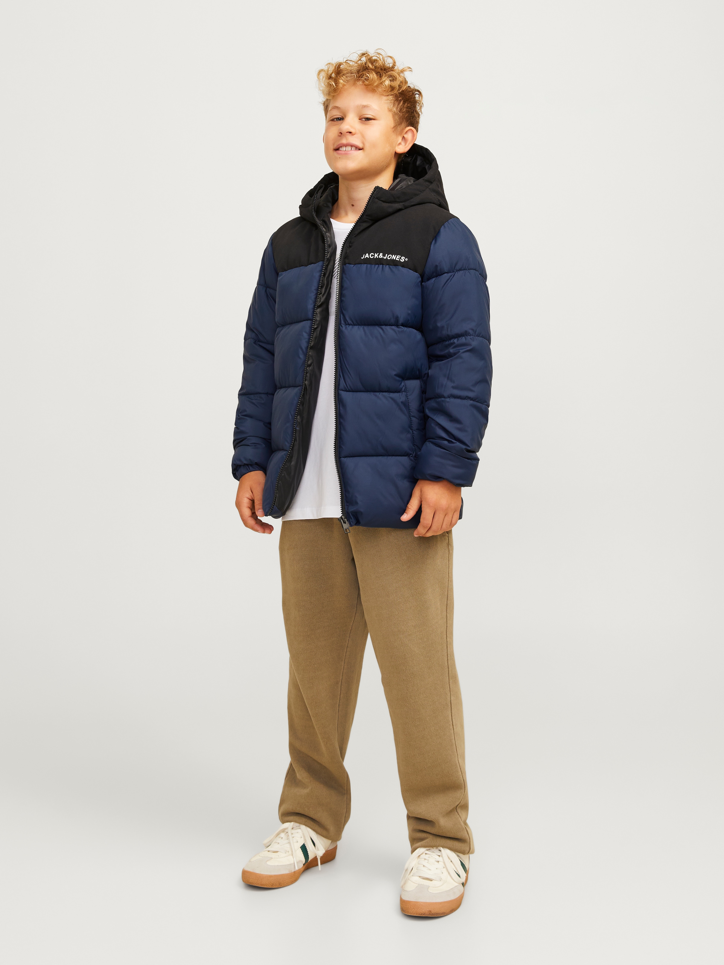 Jack & Jones Junior Outdoorjacke »JJMOON HOOD PUFFER JNR«, mit Kapuze