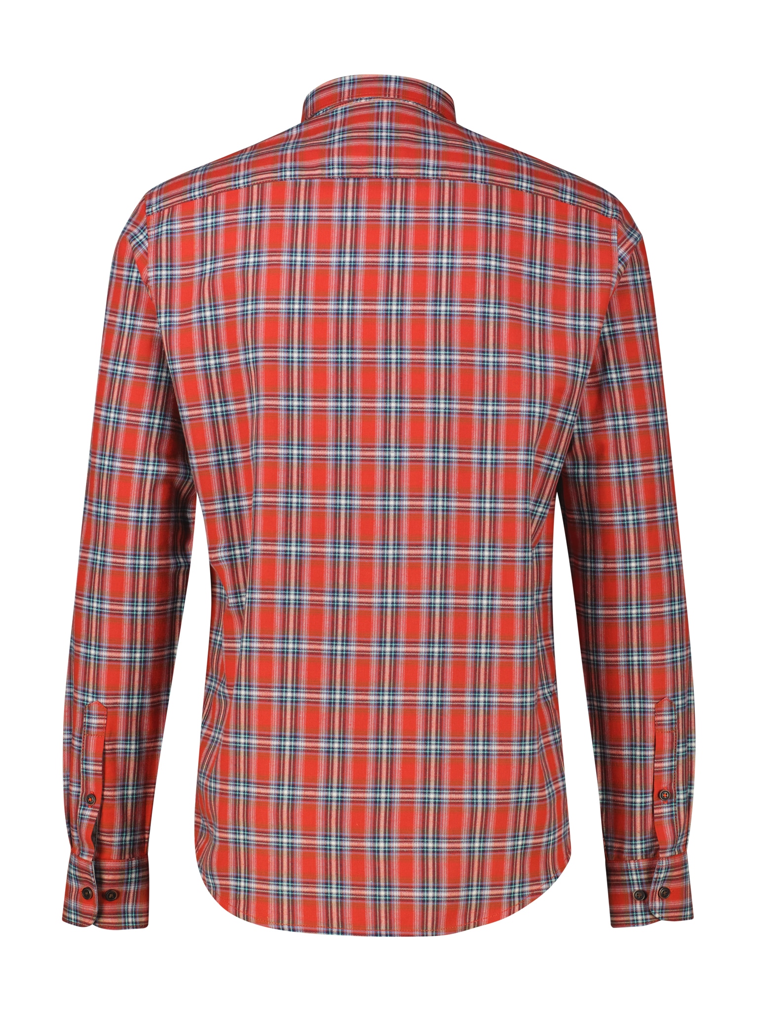 LERROS Karohemd langarm, mit Button-Down-Kragen