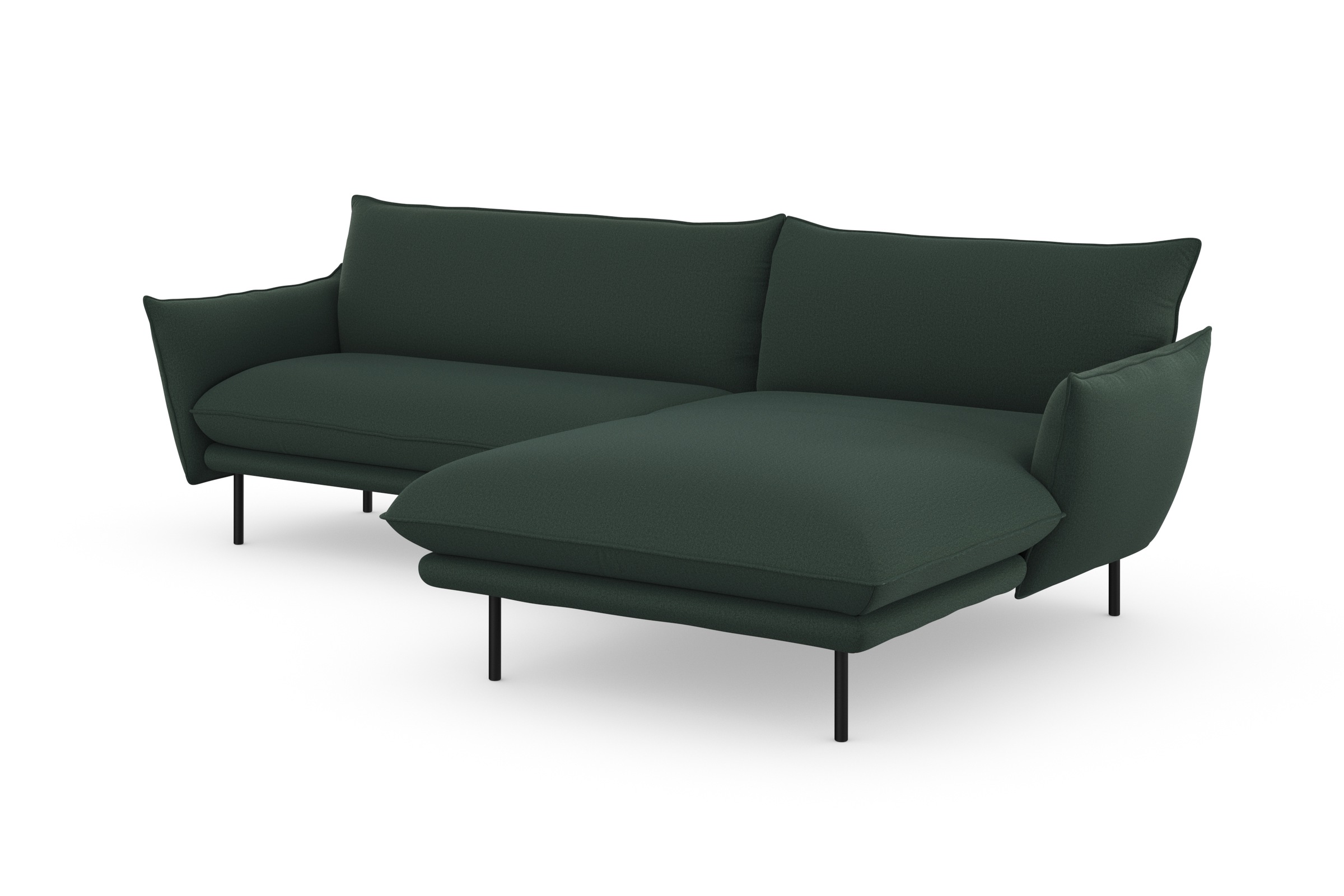 Home affaire Ecksofa »Stine L-Form« Besonderes Design durch Kissenoptik und Keder, by Morten Georgsen