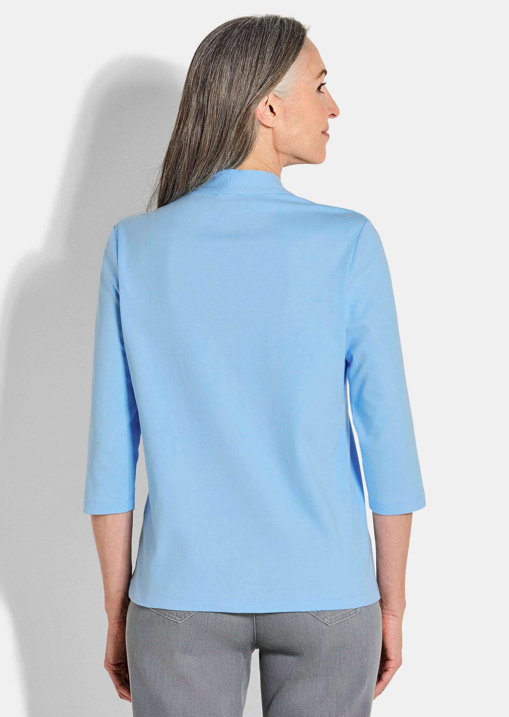 GOLDNER Kurzarmshirt »Basic-Shirt aus Interlock-Jersey«