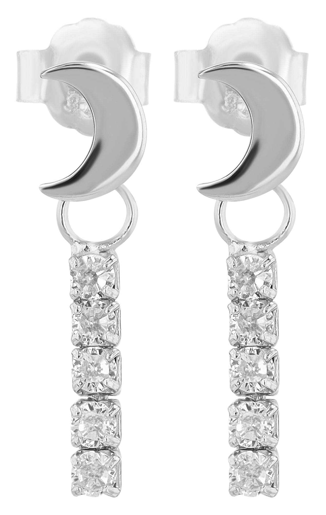 Adelia´s Kettenanhänger »Damen Anhänger ¿ Mond Anhänger aus 925 Silber«