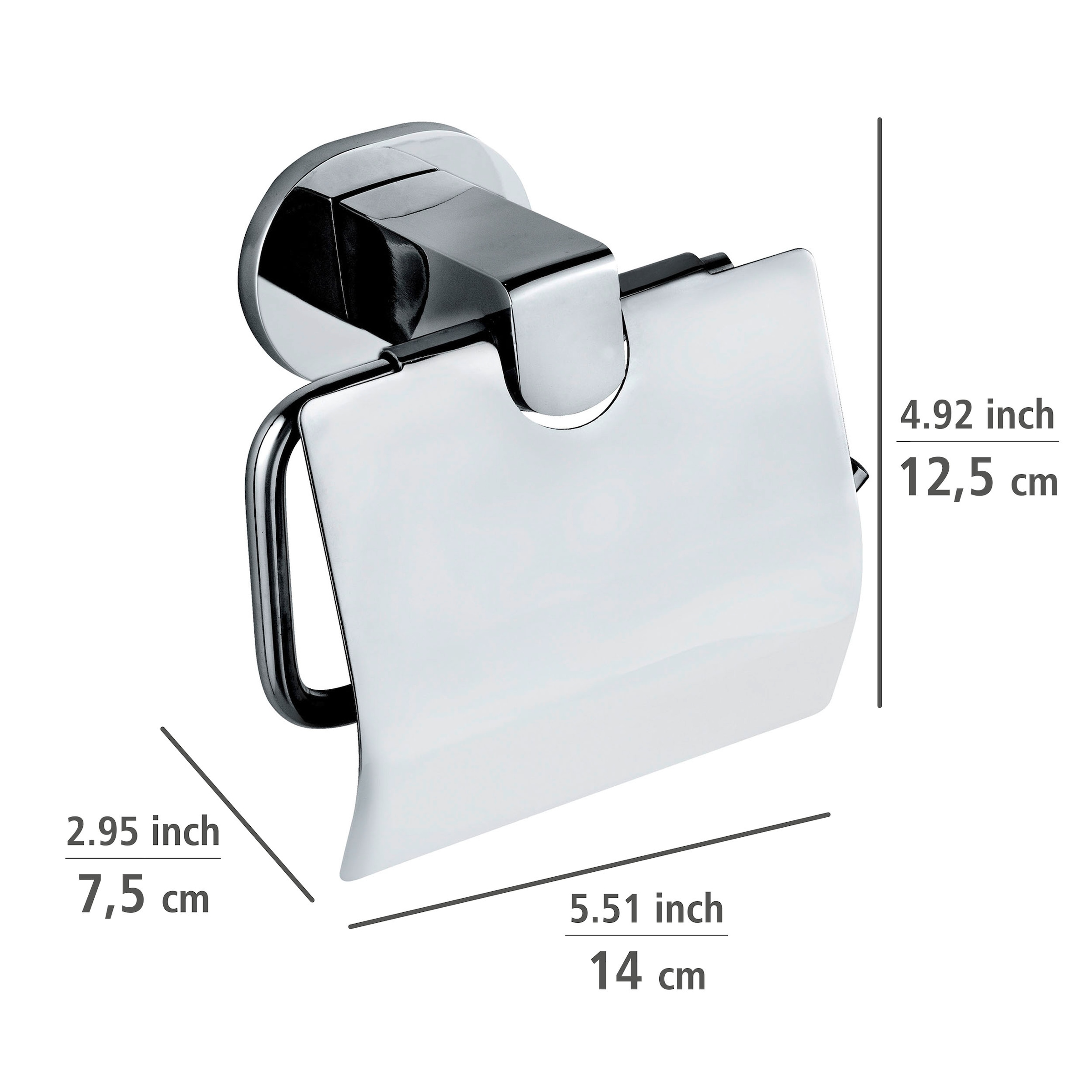 WENKO Toilettenpapierhalter »UV-Loc® Maribor«, Befestigen ohne bohren