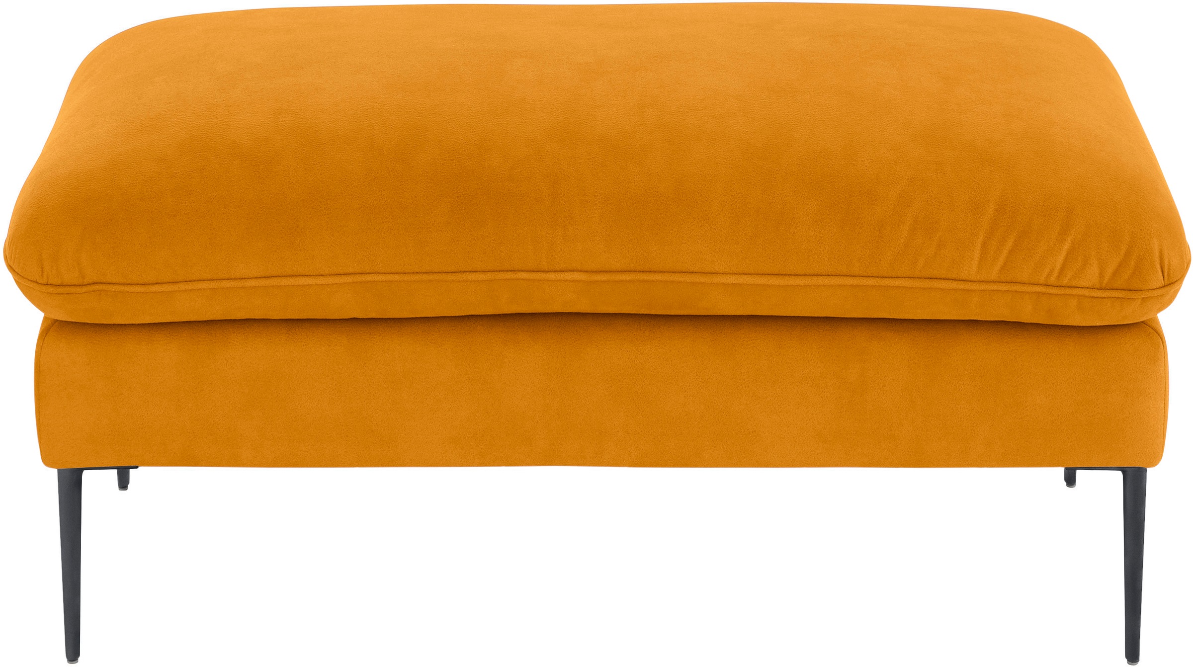 W.SCHILLIG Hocker »enjoy&MORE«, Füße schwarz pulverbeschichtet, Breite 106 cm