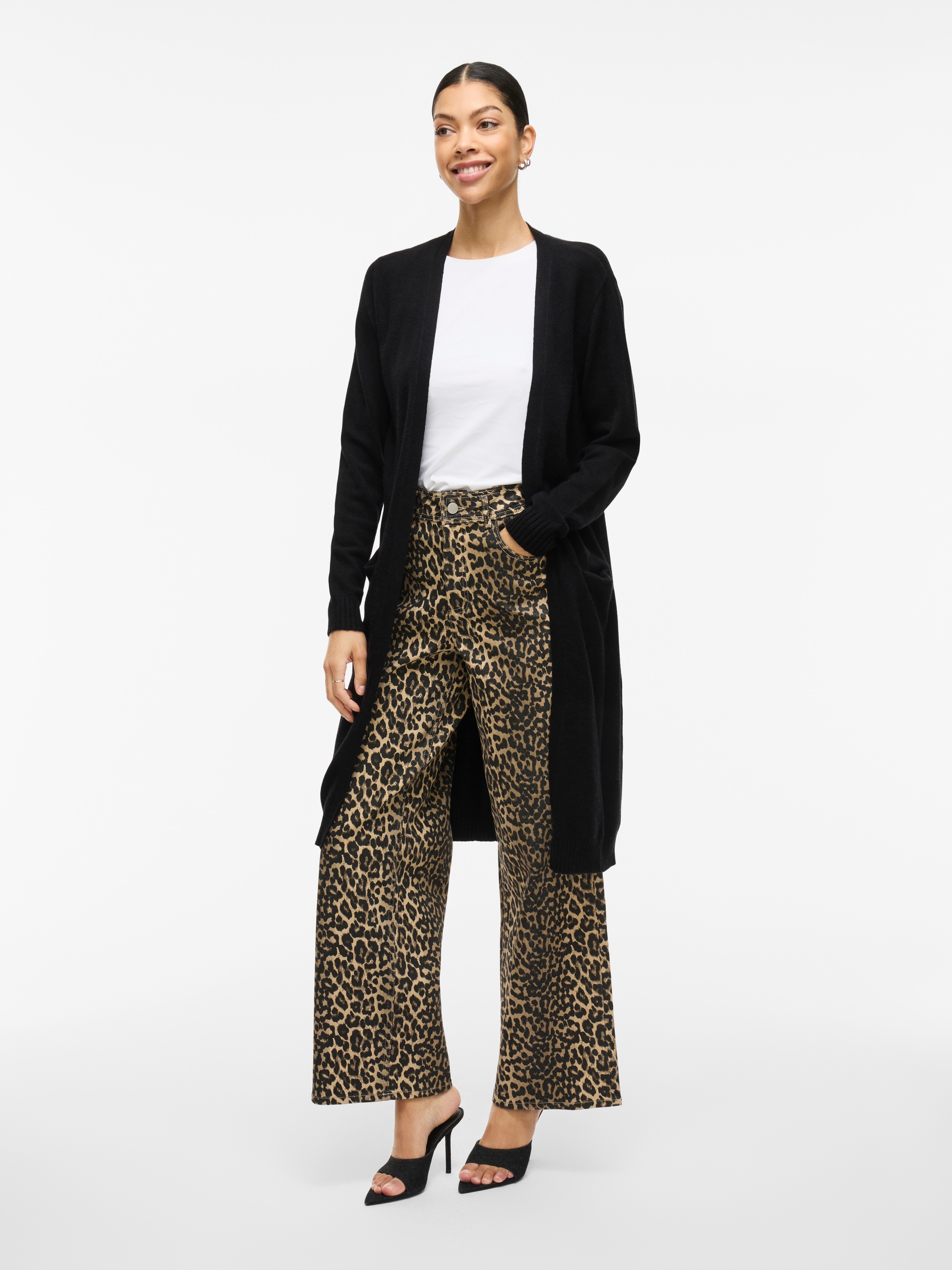 Vila Longstrickjacke »VIRIL LONG L/S KNIT CARDIGAN - NOOS«, in knielanger Form