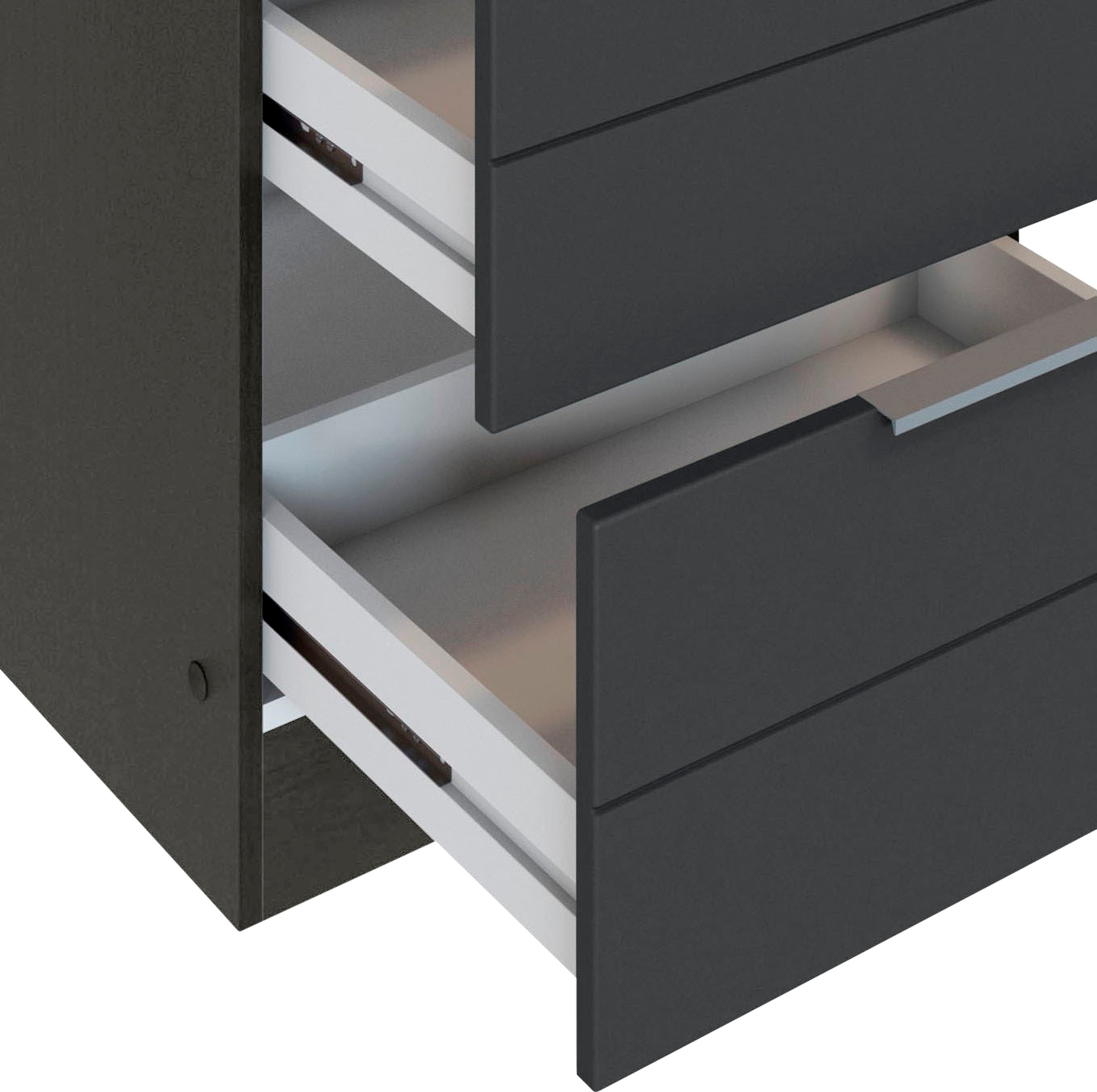 KOCHSTATION Unterschrank »KS-Luhe« 180 cm breit, für viel Stauraum, MDF-Fronten mit waagerechter Lisene