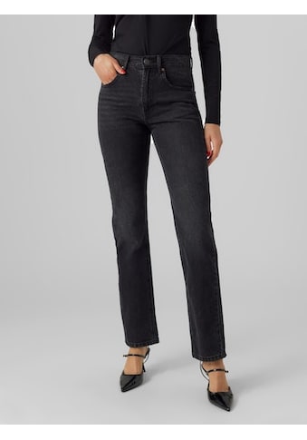 High-waist-Jeans »VMHAILEY HR STRAIGHT DNM JNS LI131 NOOS«