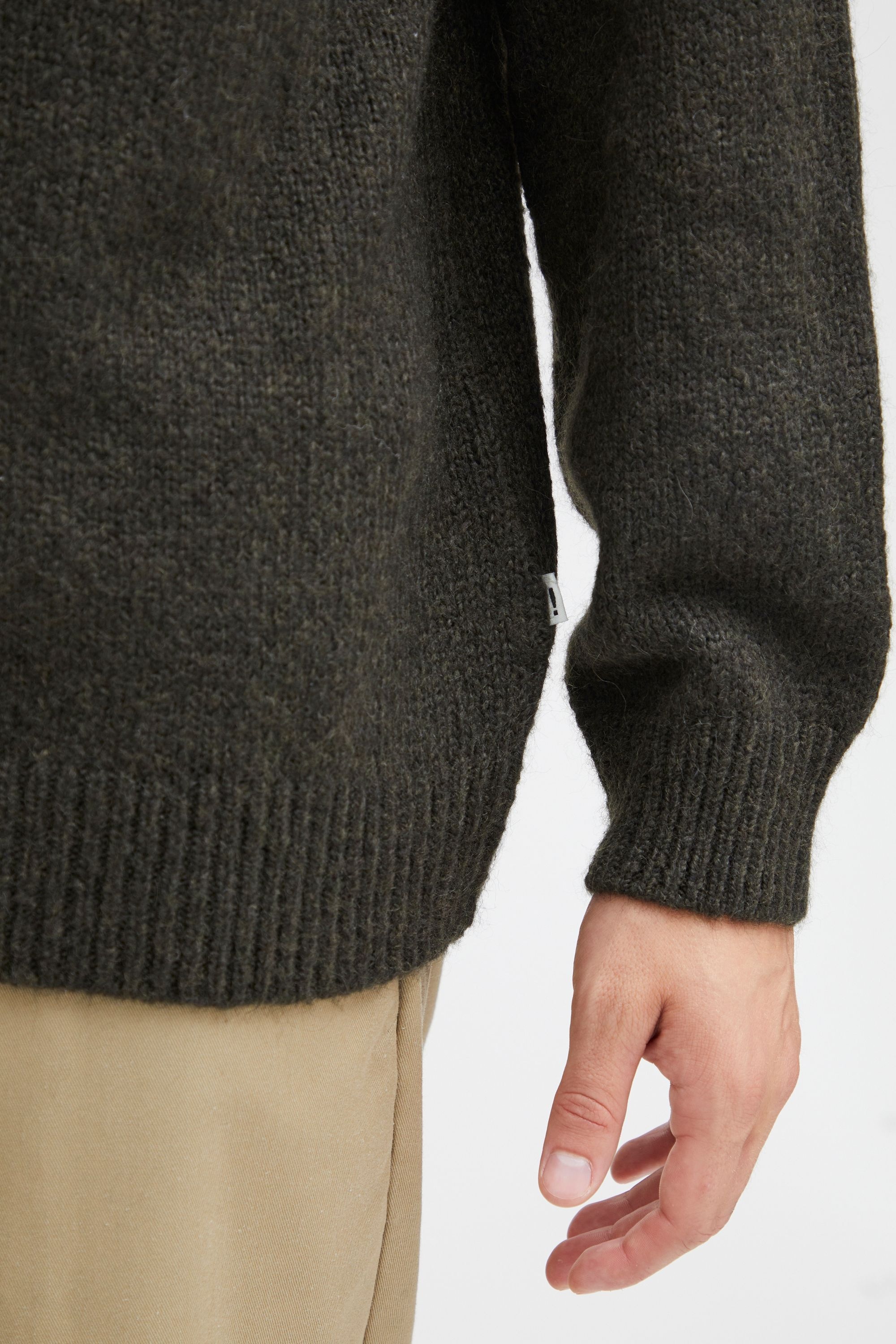 !Solid Strickfleece-Pullover »Strickpullover SDHamdani«