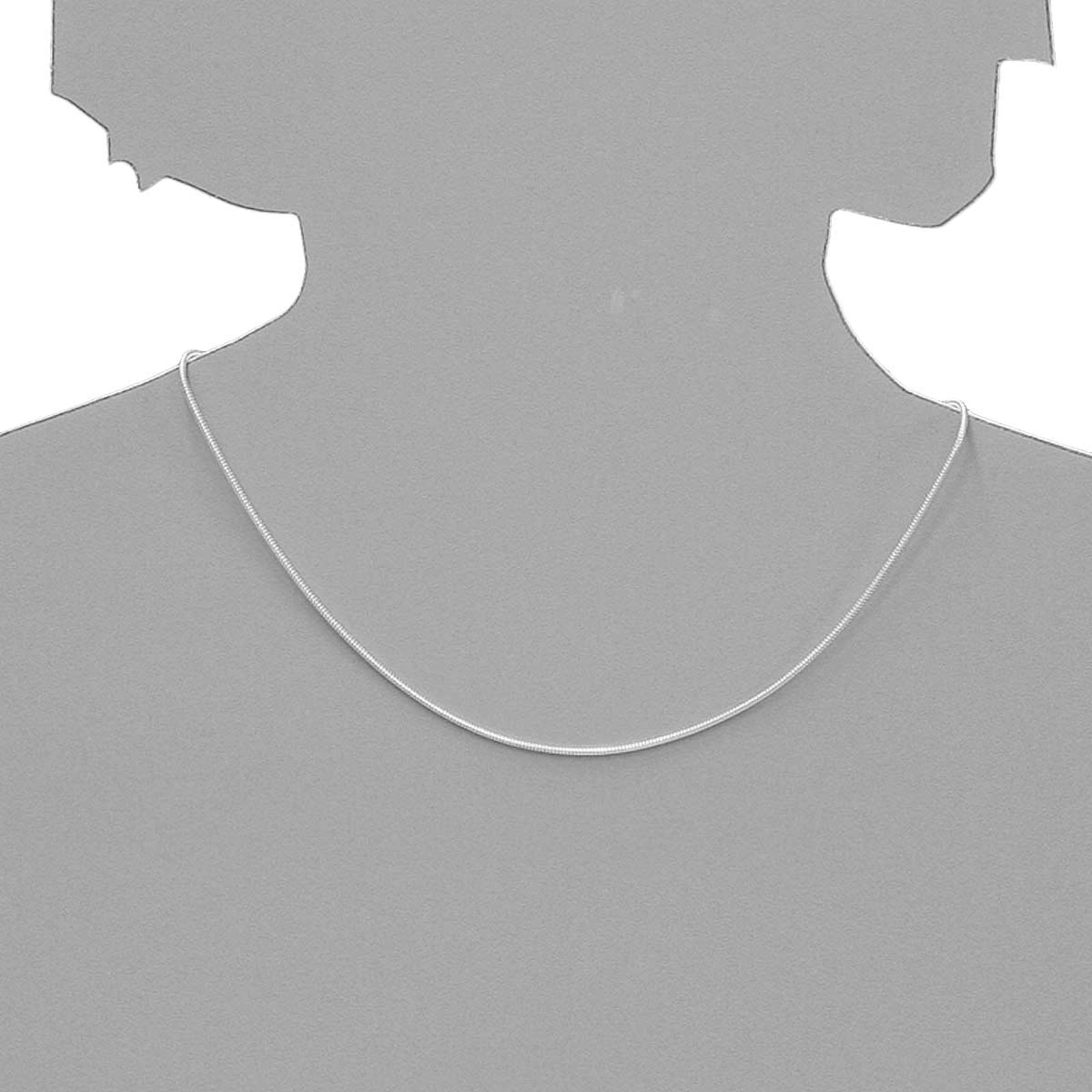 OSTSEE-SCHMUCK Silberkette »- Schlange 1,2 mm - Silber 925/000 -,«