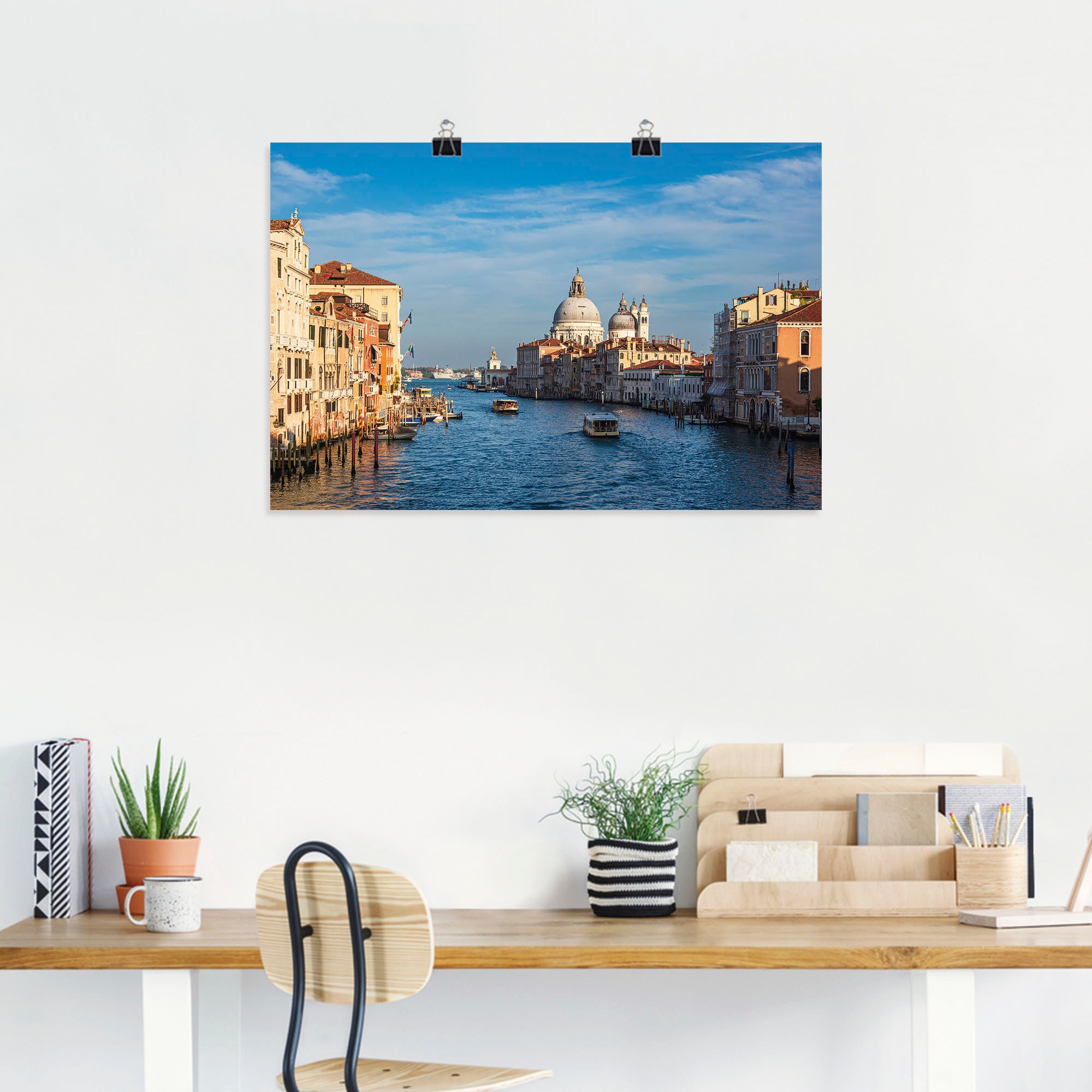 Artland Wandbild »Kirche Santa Maria della Salute Venedig« Venedig 1 Stk. tlg. als Poster, Wandaufkleber in verschied. Größen