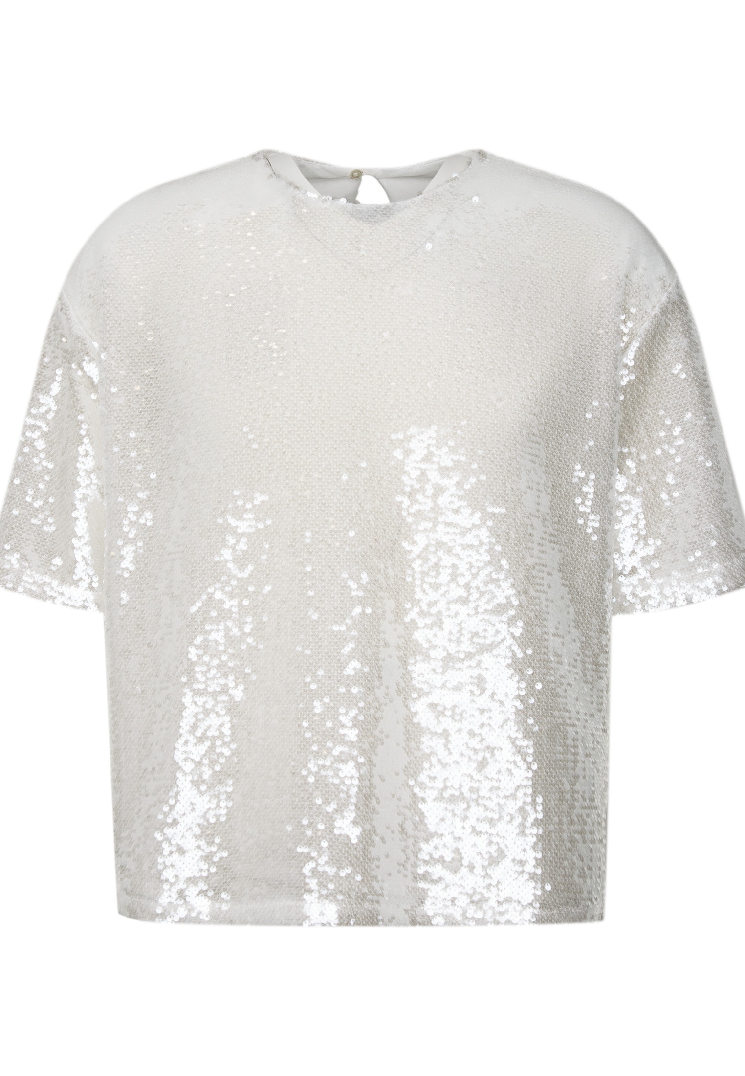 studio seidensticker T-Shirt »Studio« Ohne Arm Pailletten