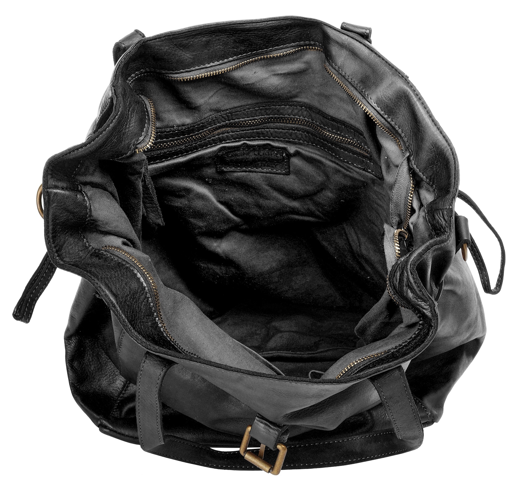 forty° Shopper echt Leder, Made in Italy