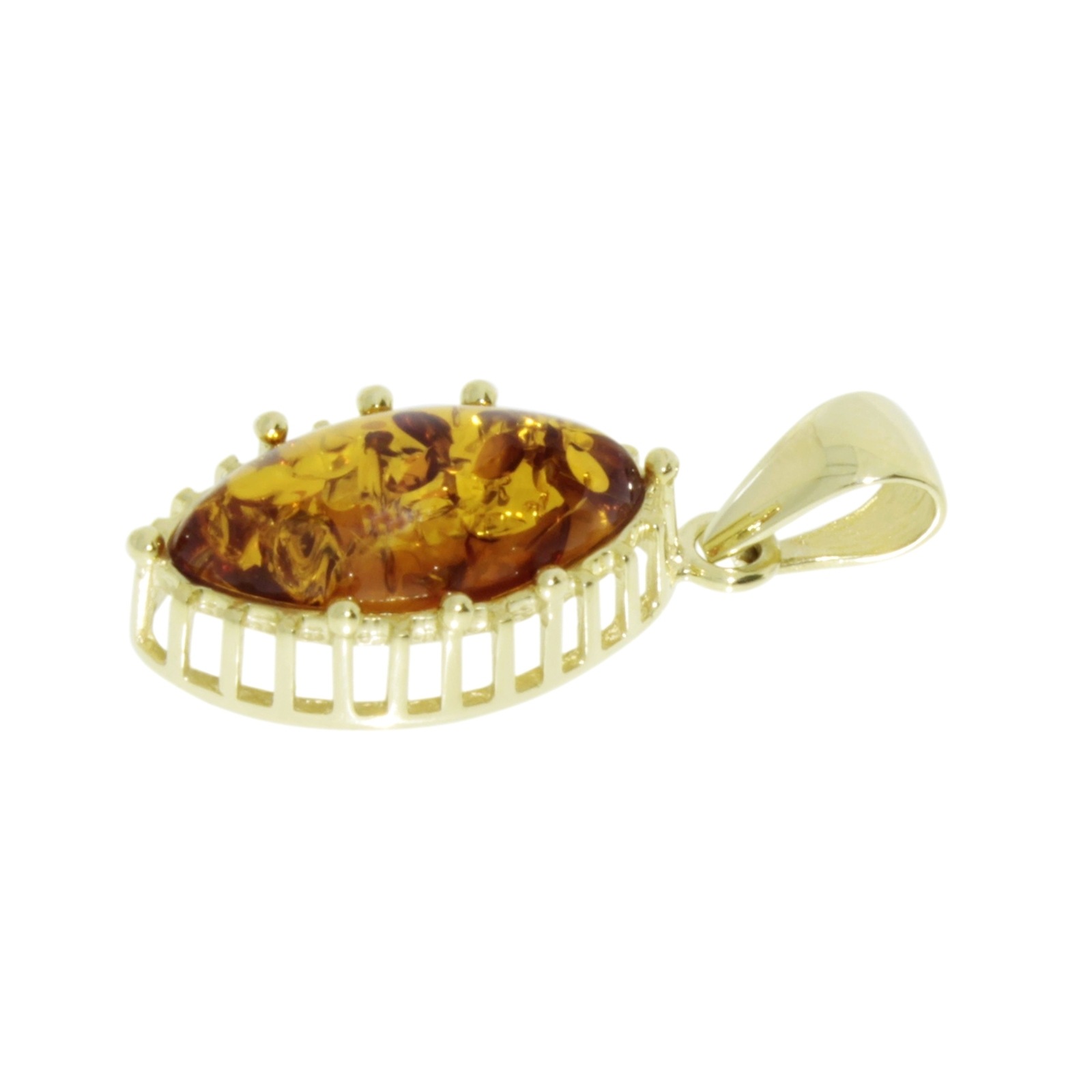 OSTSEE-SCHMUCK Kettenanhänger »- Lisbeth - Gold 333/000 - Bernstein«