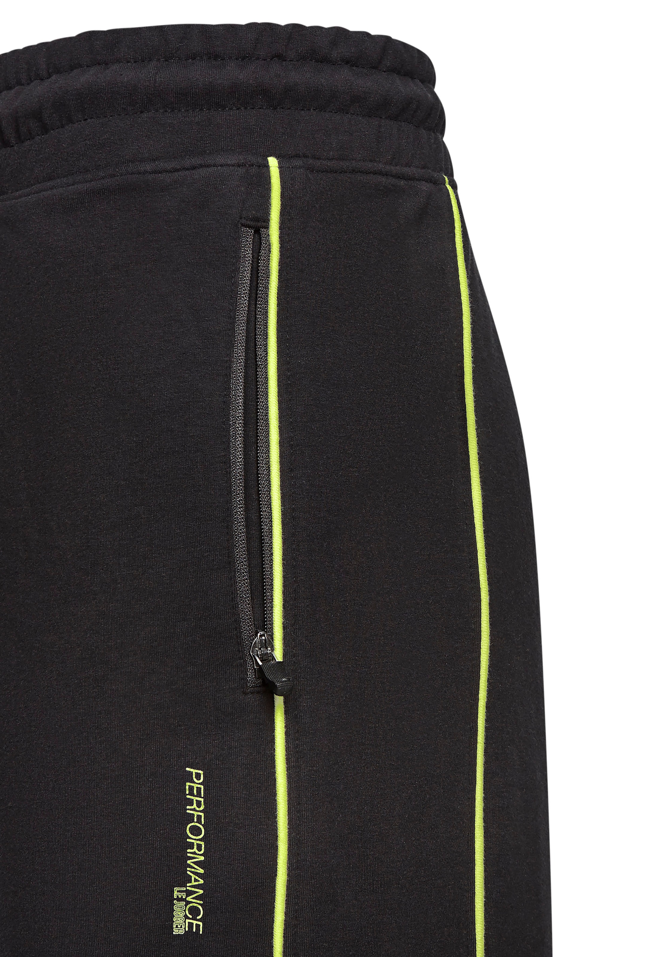 Le Jogger Performance Sporthose  mit praktischen Reißverschlusstaschen und Kontrastdetails
