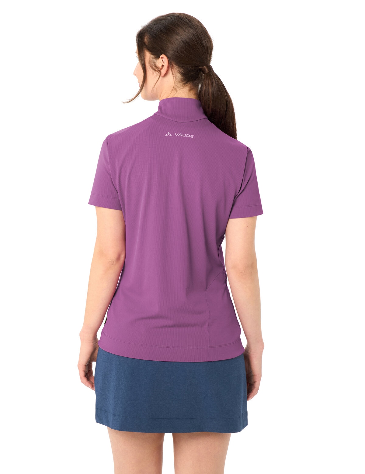 VAUDE Radtrikot »Women's Adlux HZ Shirt« für Radfahren, für Erwachsene, sportliche Passform