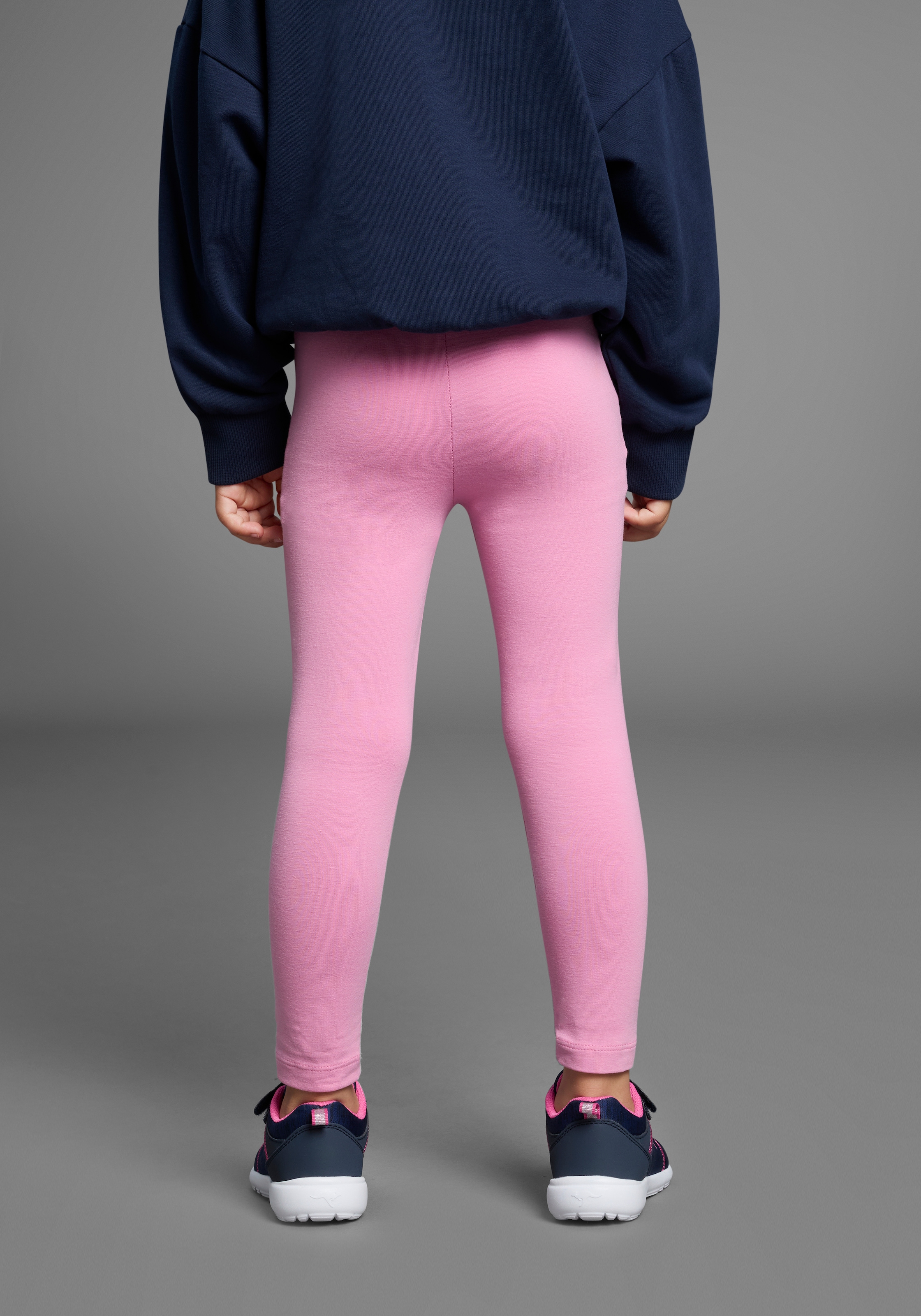 KIDSWORLD Leggings »2er Pack Leggings mit Regenbogen«, (2 tlg.), 2er Pack Leggings mit Regenbogen und Ringel