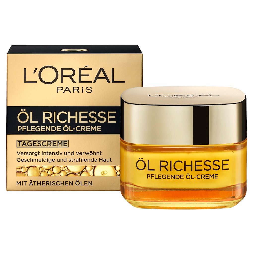 L'ORÉAL PARIS Anti-Aging-Creme »Öl Richesse«, Pflegende Öl-Creme