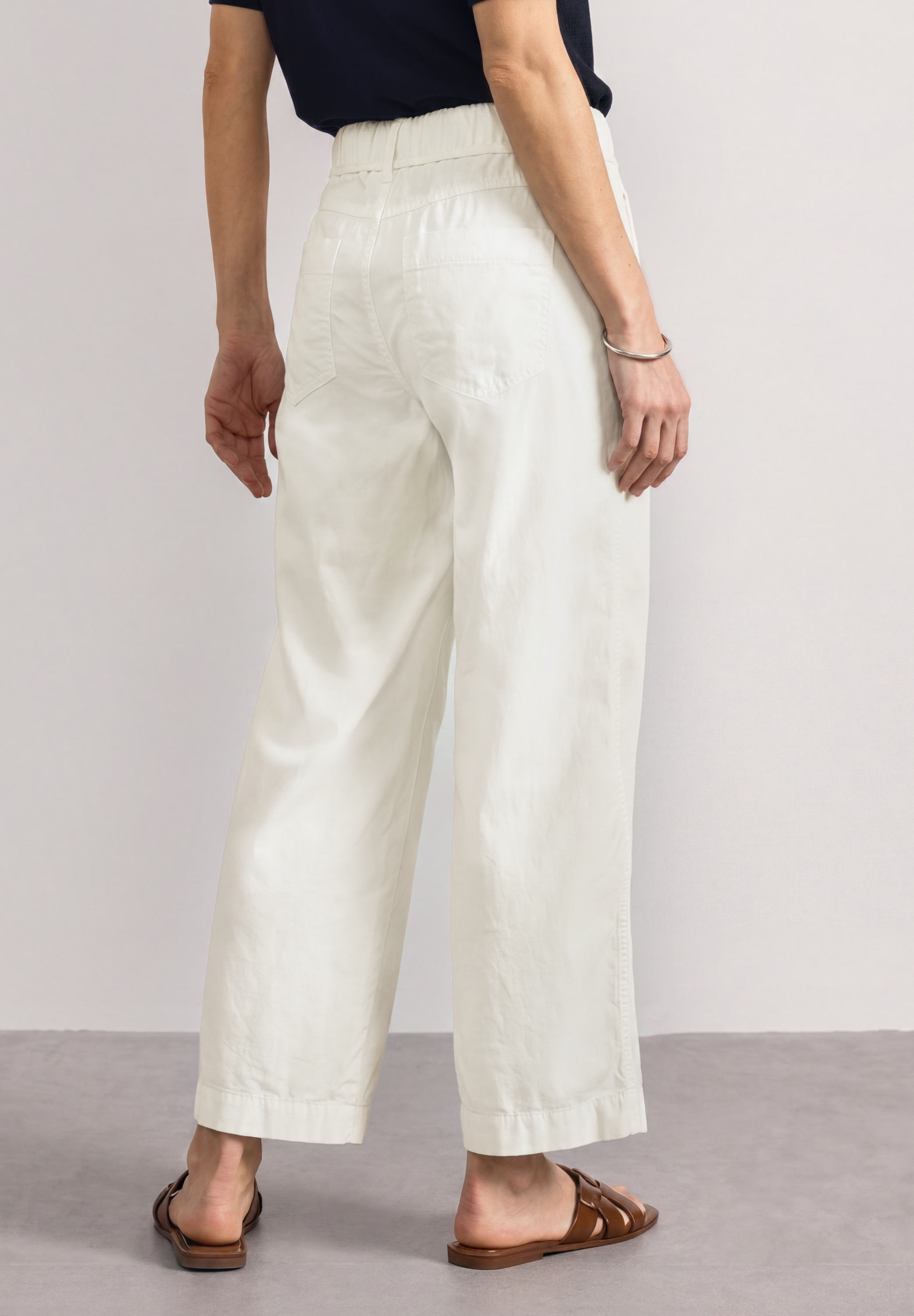 STREET ONE Stoffhose  in Washed-Optik