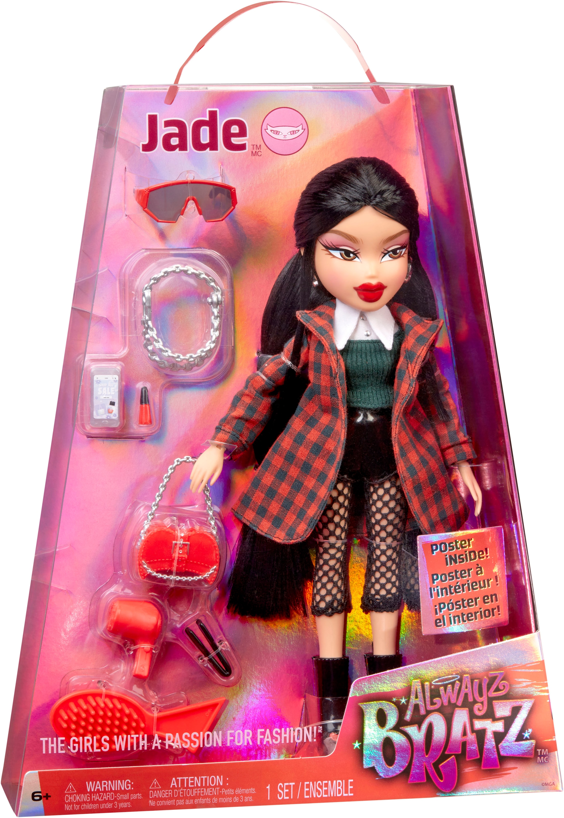 Anziehpuppe »Bratz, Alwayz Bratz, Doll - Jade«, inklusive Poster