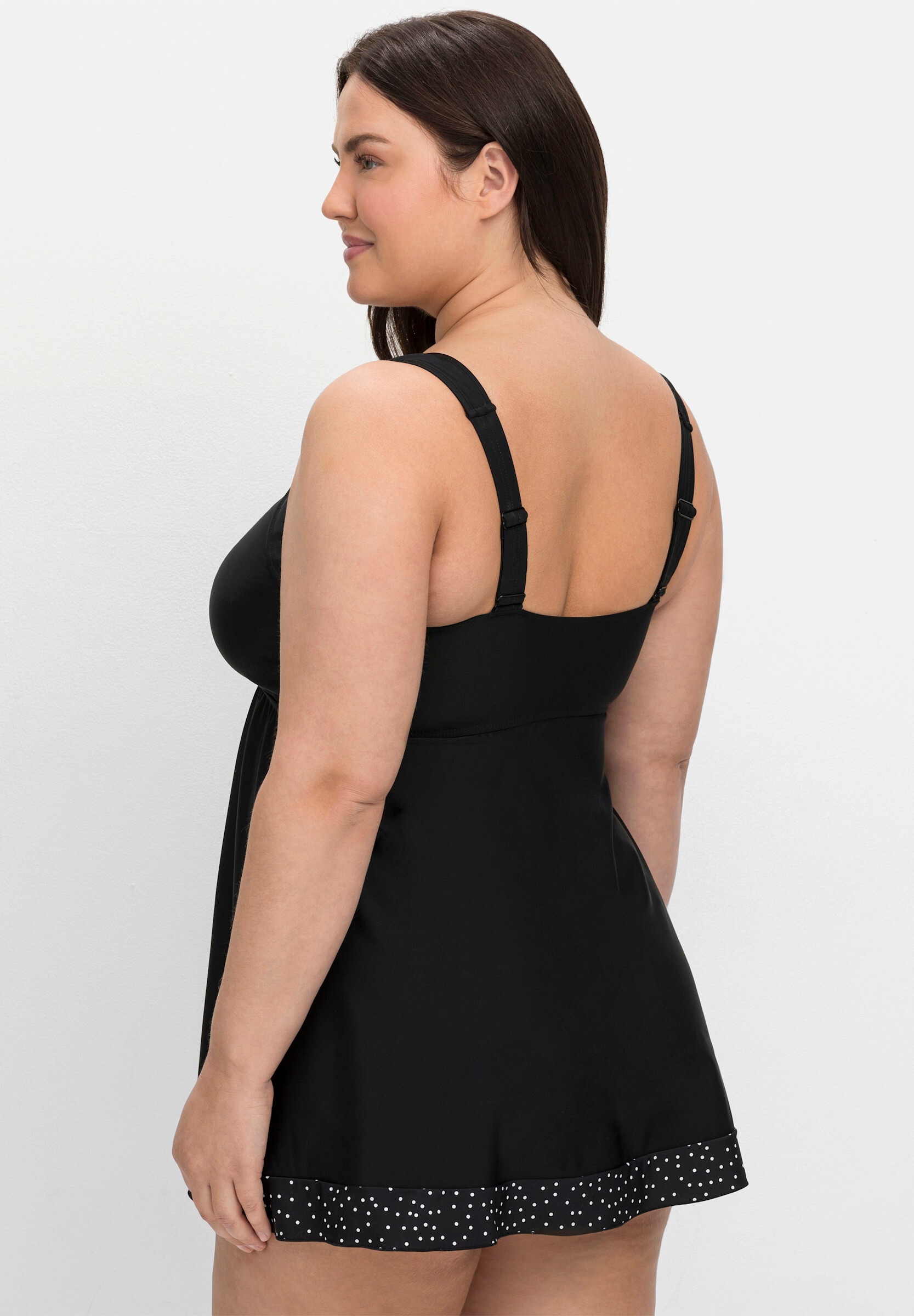 Sheego Tankini »Tankini-Top Tankini-Oberteil mit Pünktchenprint«