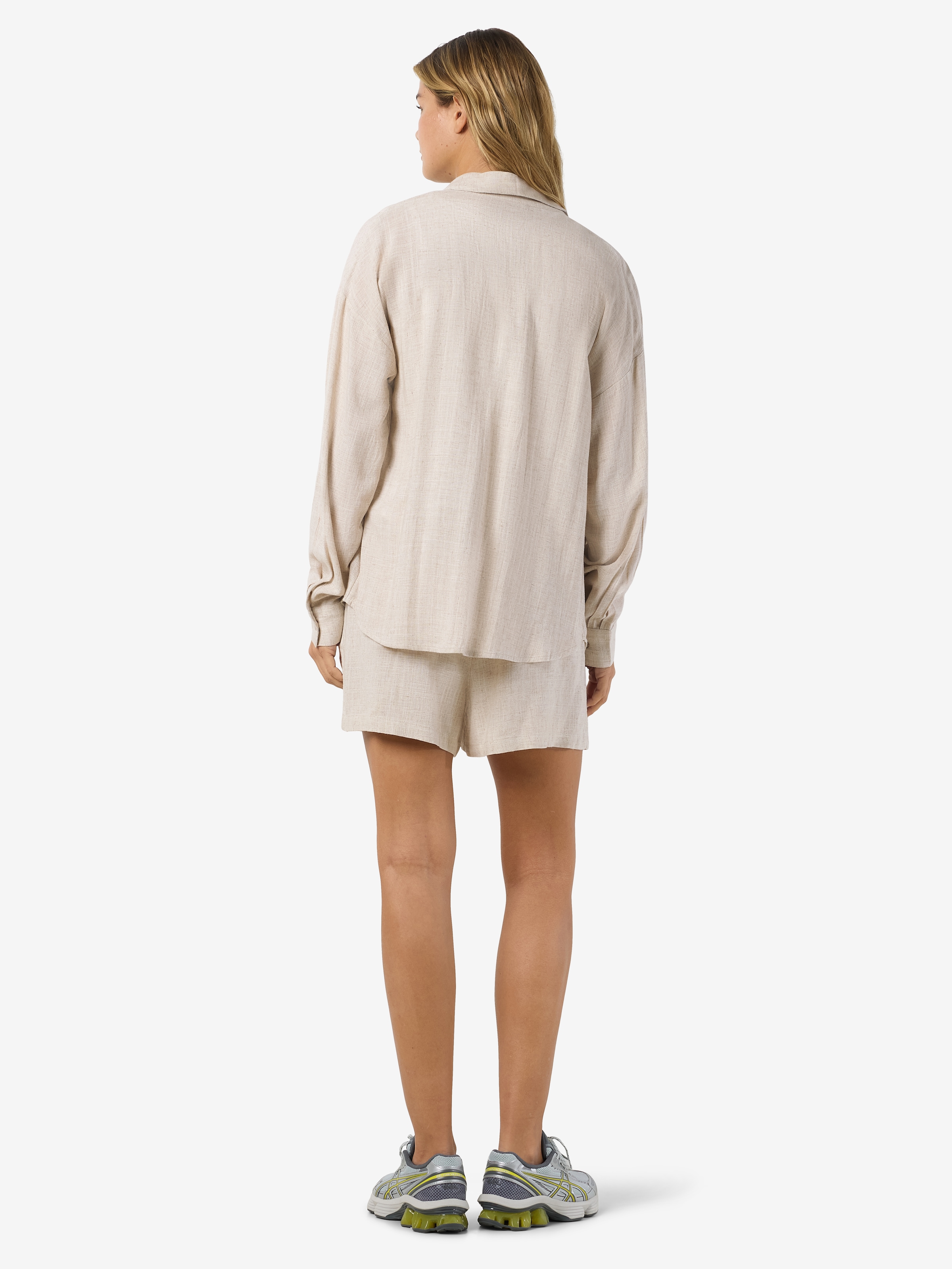Noisy may Langarmbluse »NMLEILANI L/S LOOSE SHIRT WVN NOOS«