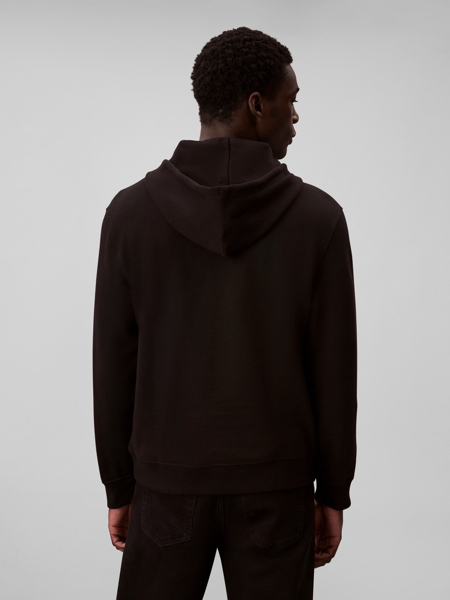 Calvin Klein Jeans Kapuzensweatshirt »LS EU 350TERRY CKNY BOX GRAPHIC«, Mit Rundhalsausschnitt, regular fit