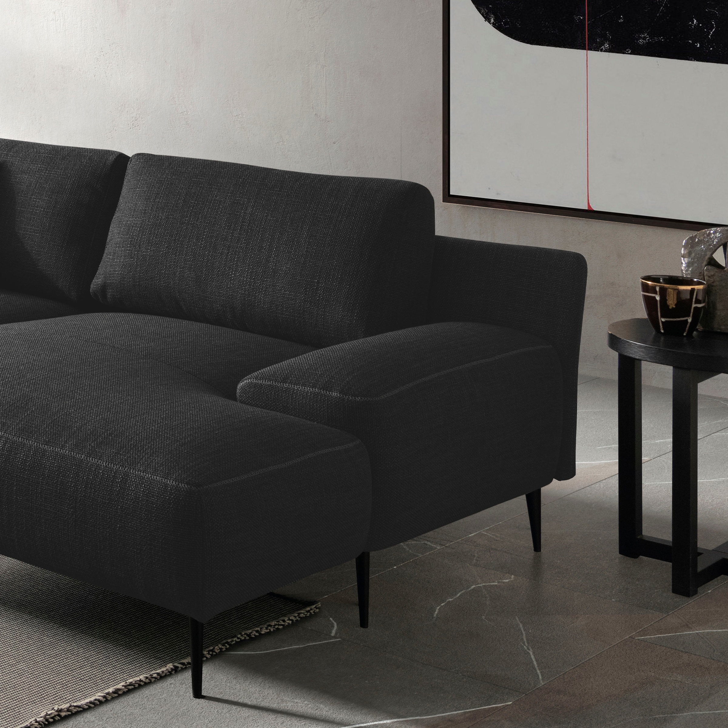 designwerk Ecksofa »Forma L-Form, zeitloses Designsofa mit aktuellem Fuß« in hochwertiger Verarbeitung & tollem Sitzkomfort