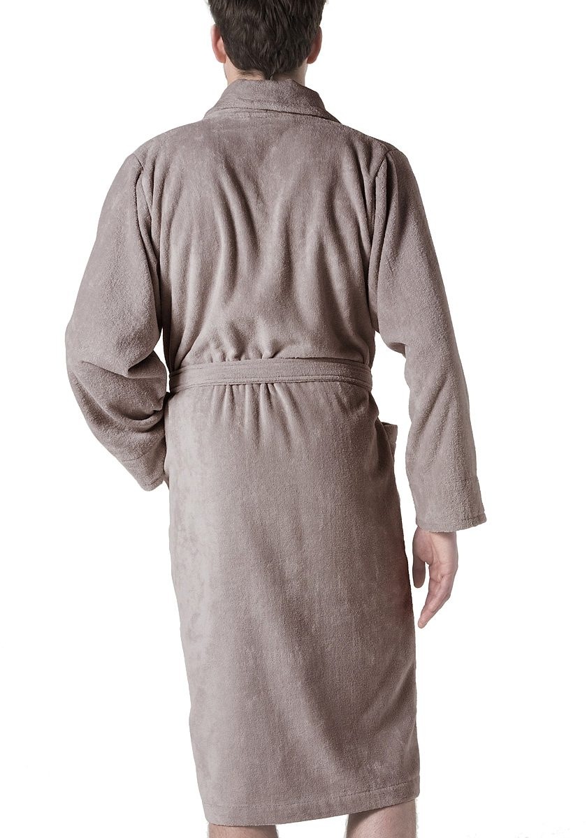 Seahorse Bademantel »Seahorse Pure Unisex«, (1 St.), Langarm, aufgesetzte Taschen