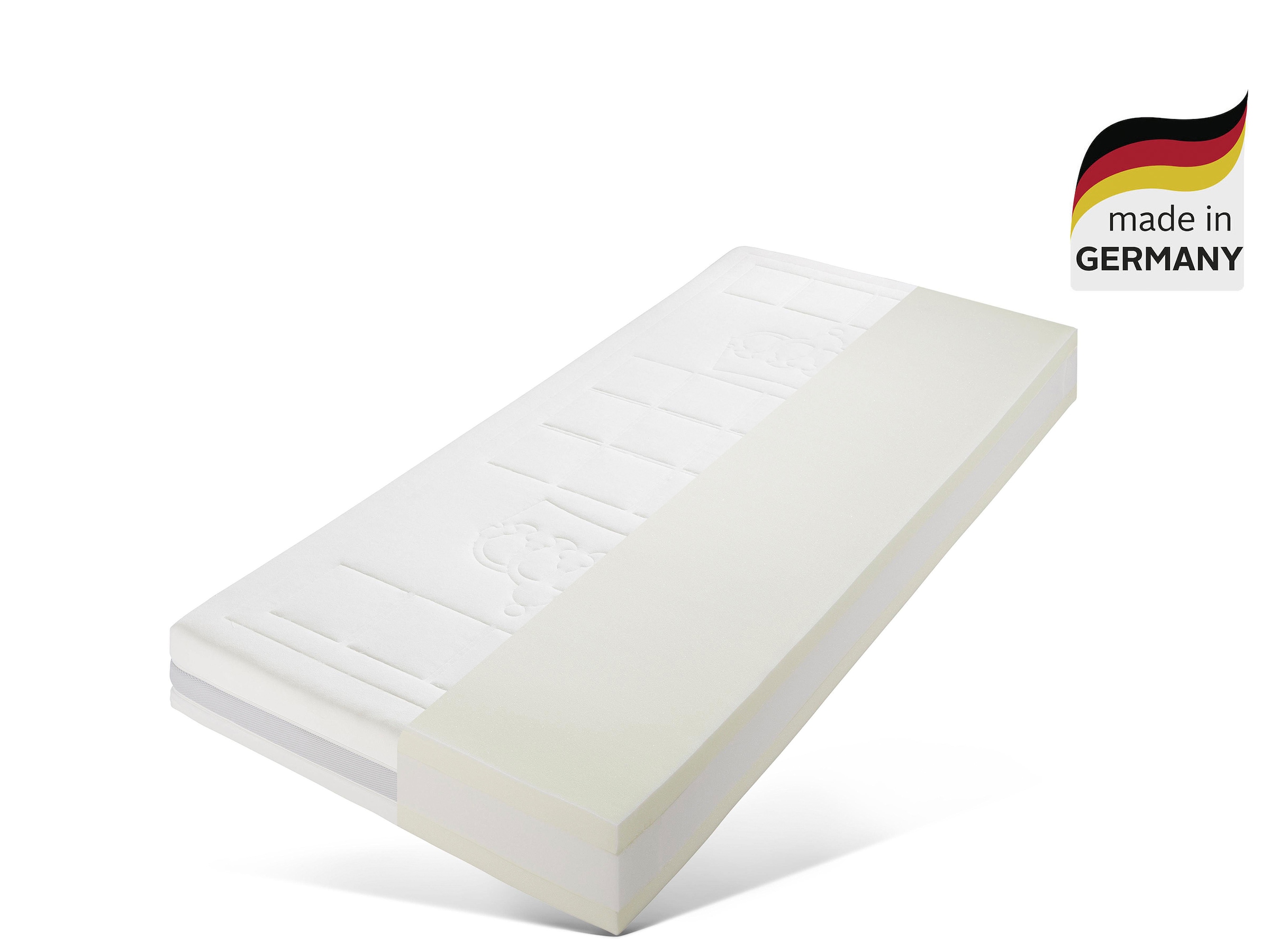 Malie Taschenfederkernmatratze »Matratze Königin 7 Zonen Tonnentaschenfederkernmatratze«, 24 cm hoch, Raumgewicht: 30 kg/m³, 1000 Federn, (1 St.), 90x200cm& weitere Größen, Matratze H2, H3, H4, H5